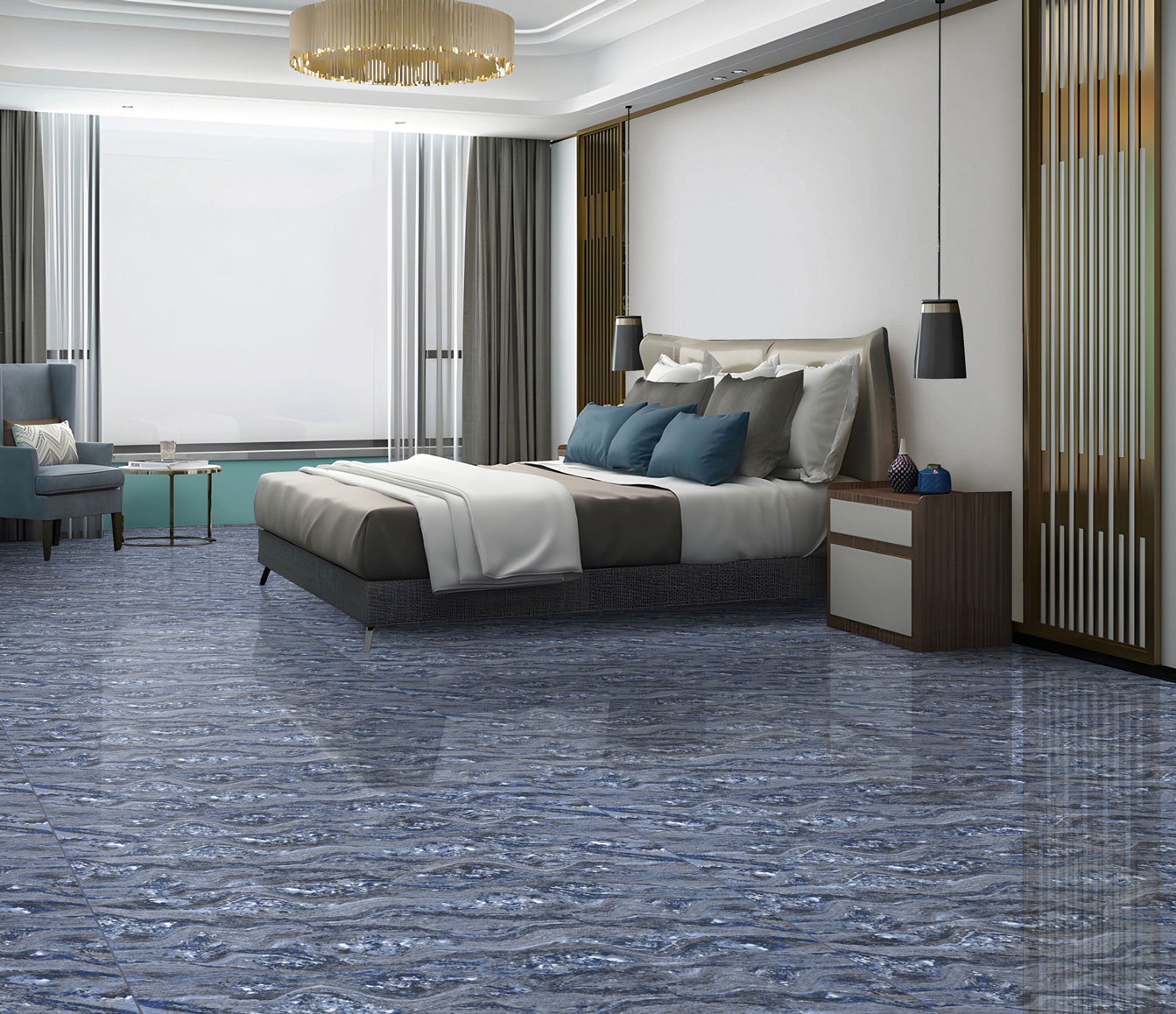 Bedroom Tiles Mockup, Bedroom Tiles Preview