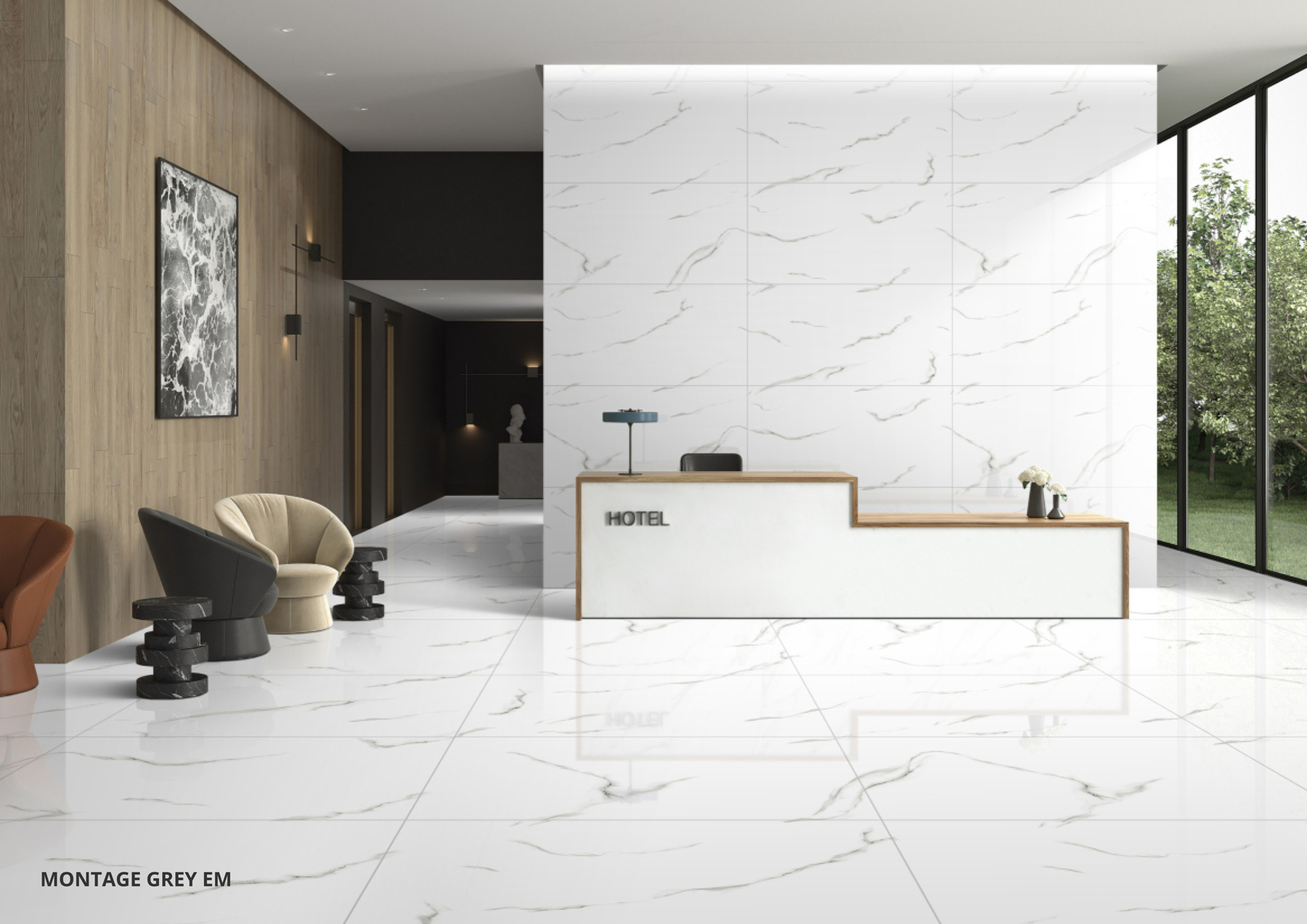 Reception Tiles Mockup, Reception Tiles Preview