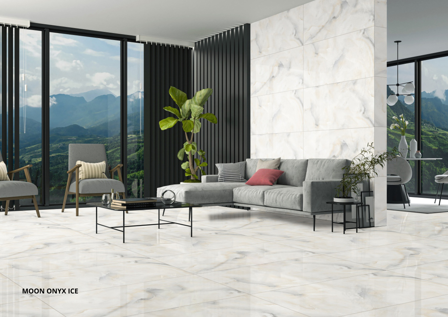 Living Room Tiles Mockup, Living Room Tiles Preview