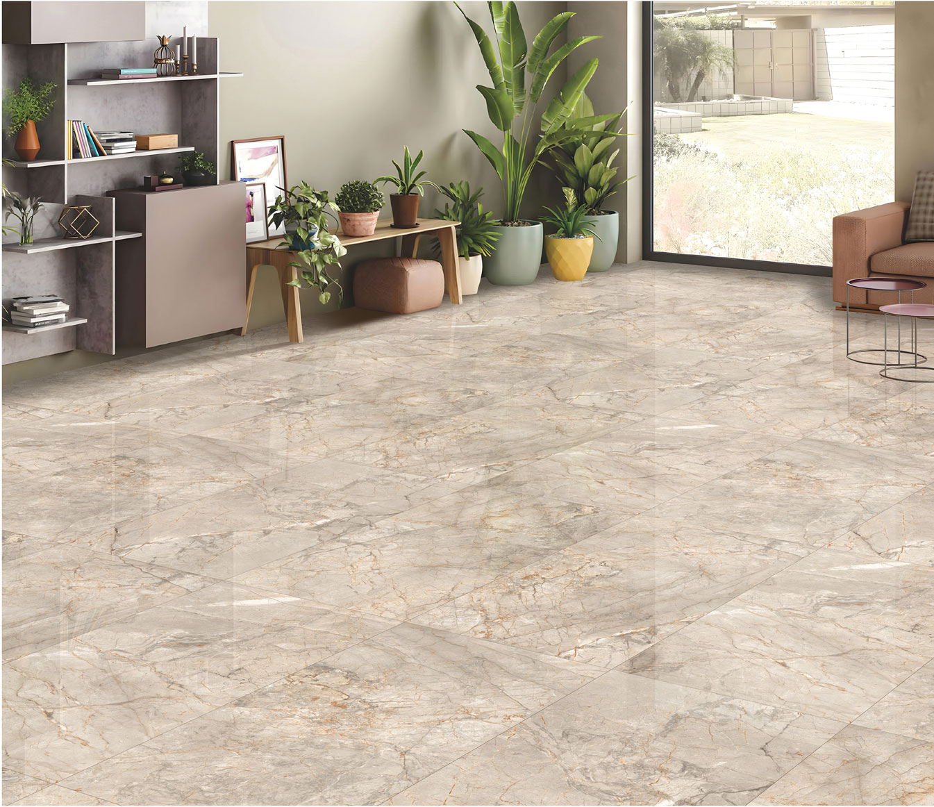 Living Room Tiles Mockup, Living Room Tiles Preview