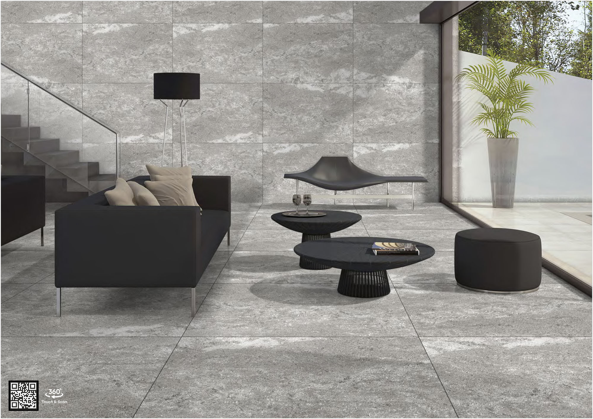 Living Room Tiles Mockup, Living Room Tiles Preview