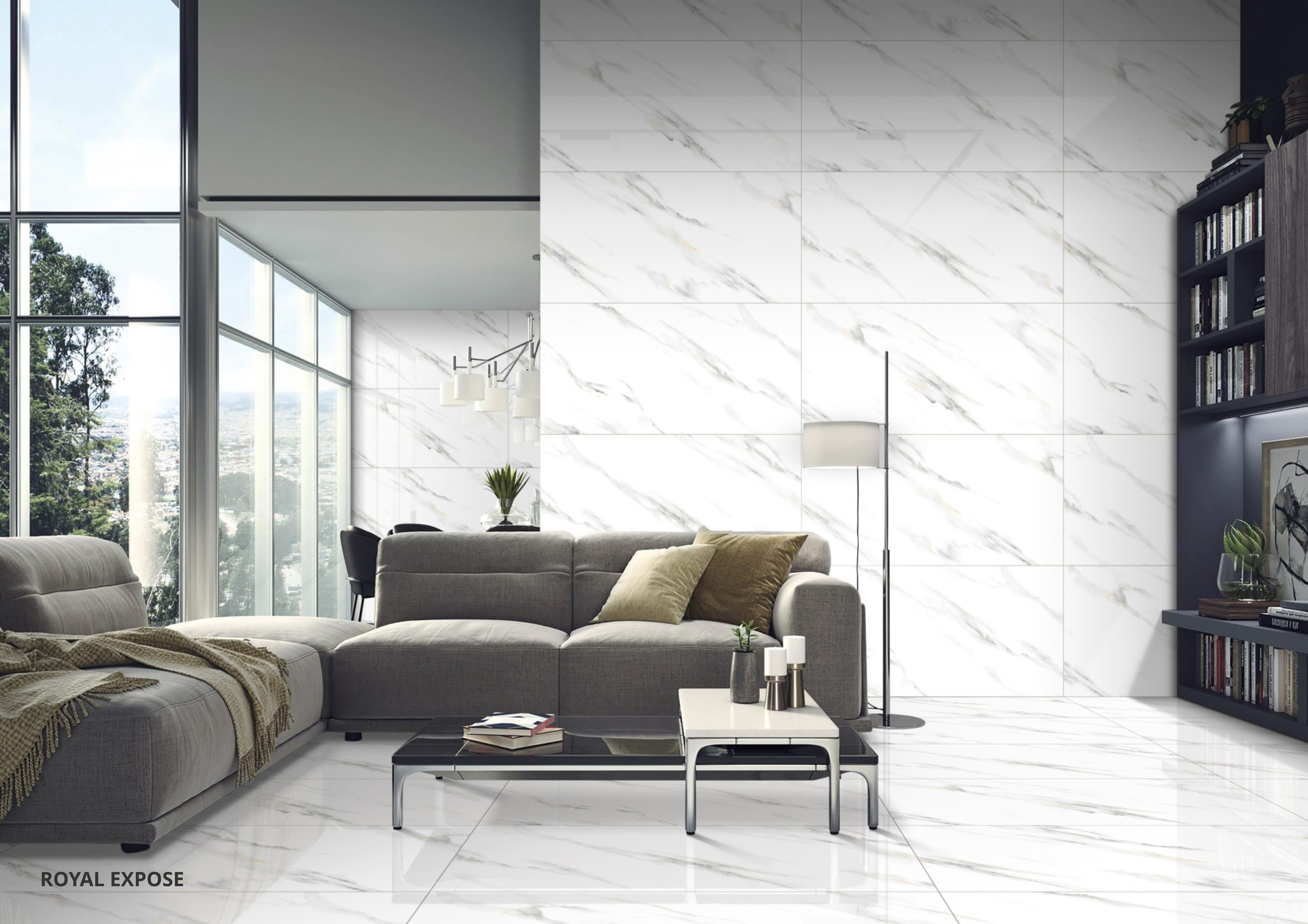 Living Room Tiles Mockup, Living Room Tiles Preview