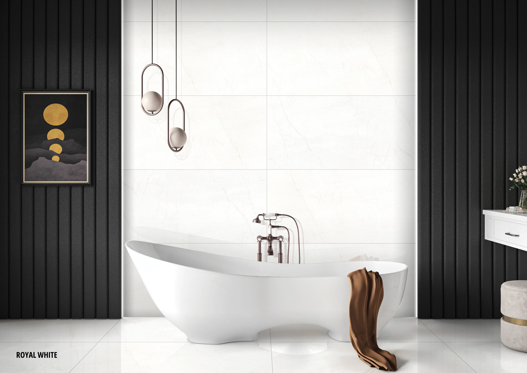 Bathroom Tiles Mockup, Bathroom Tiles Preview