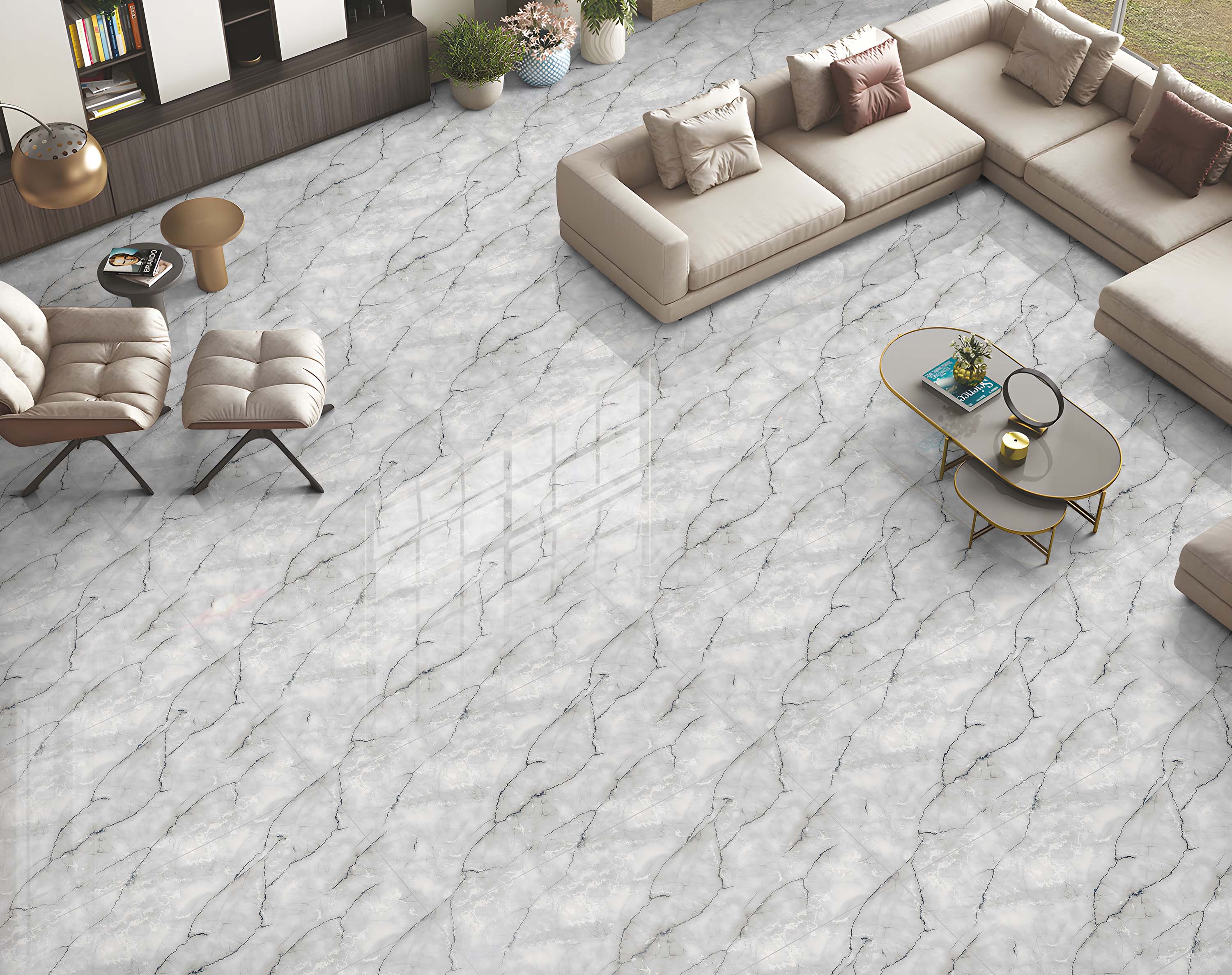 Living Room Tiles Mockup, Living Room Tiles Preview