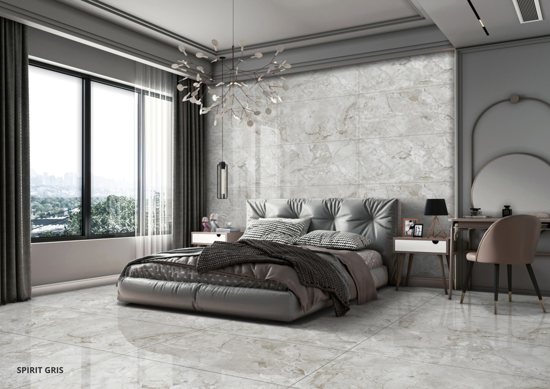 Bedroom Tiles Mockup, Bedroom Tiles Preview