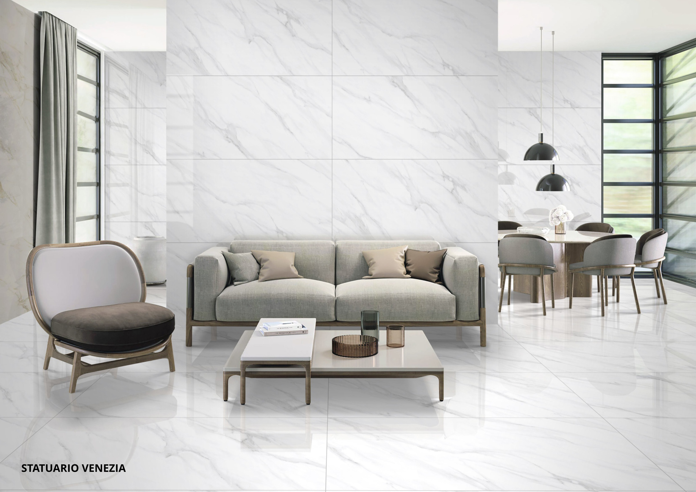 Living Room Tiles Mockup, Living Room Tiles Preview