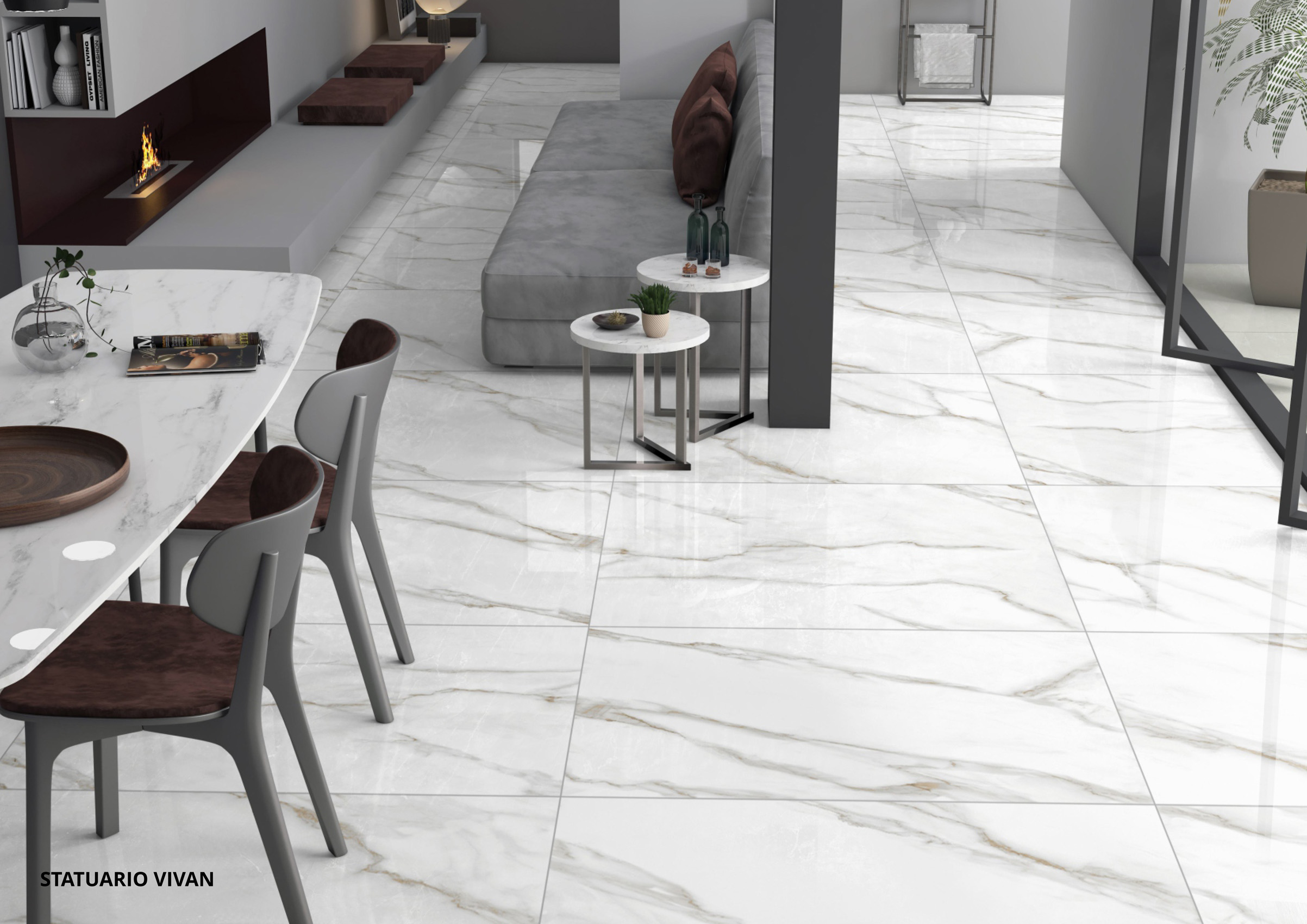 Living Room Tiles Mockup, Living Room Tiles Preview