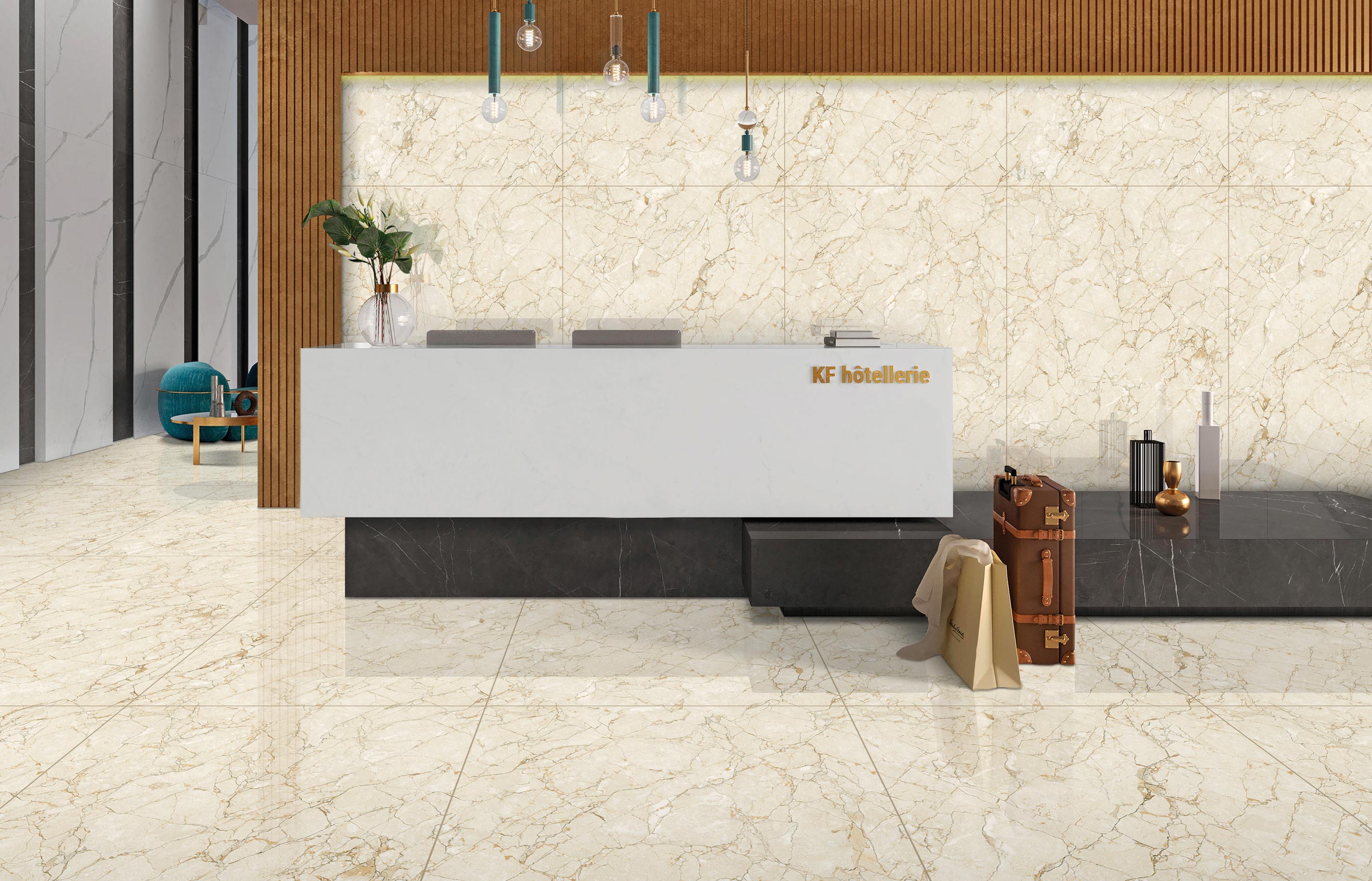 Reception Tiles Mockup, Reception Tiles Preview