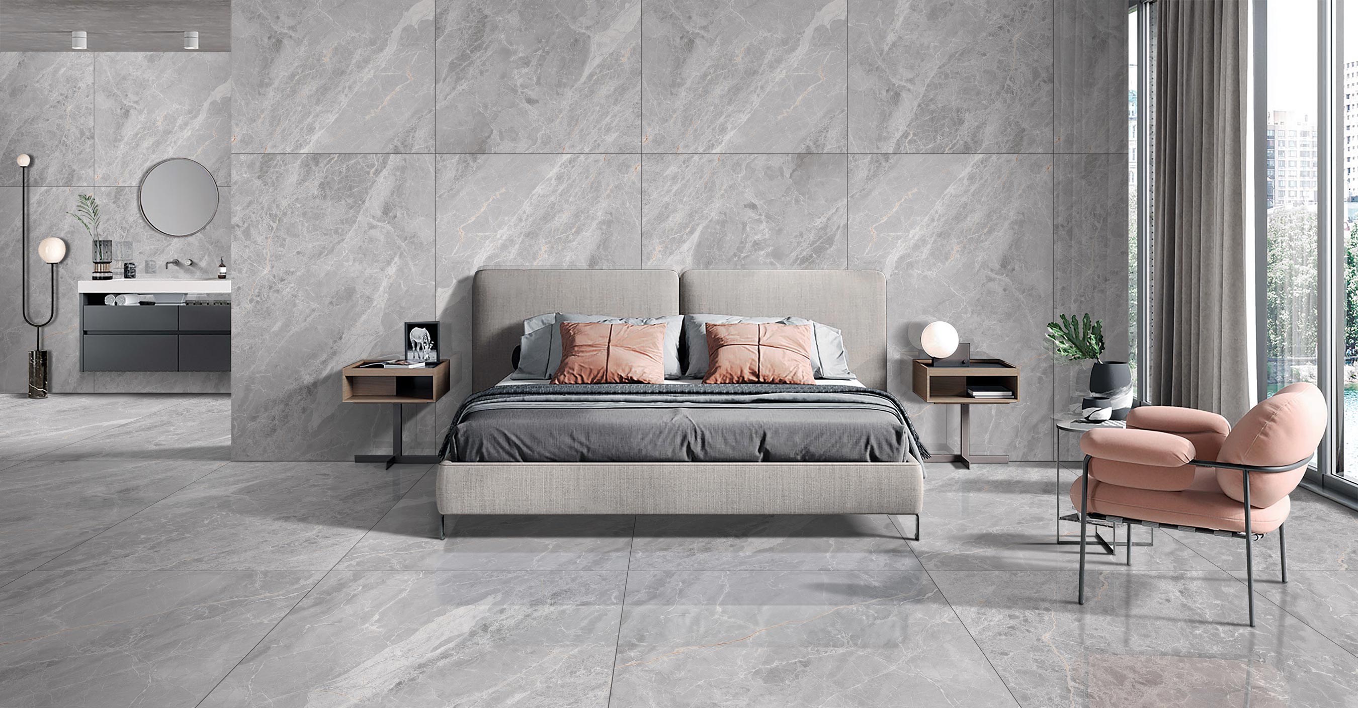 Bedroom Tiles Mockup, Bedroom Tiles Preview