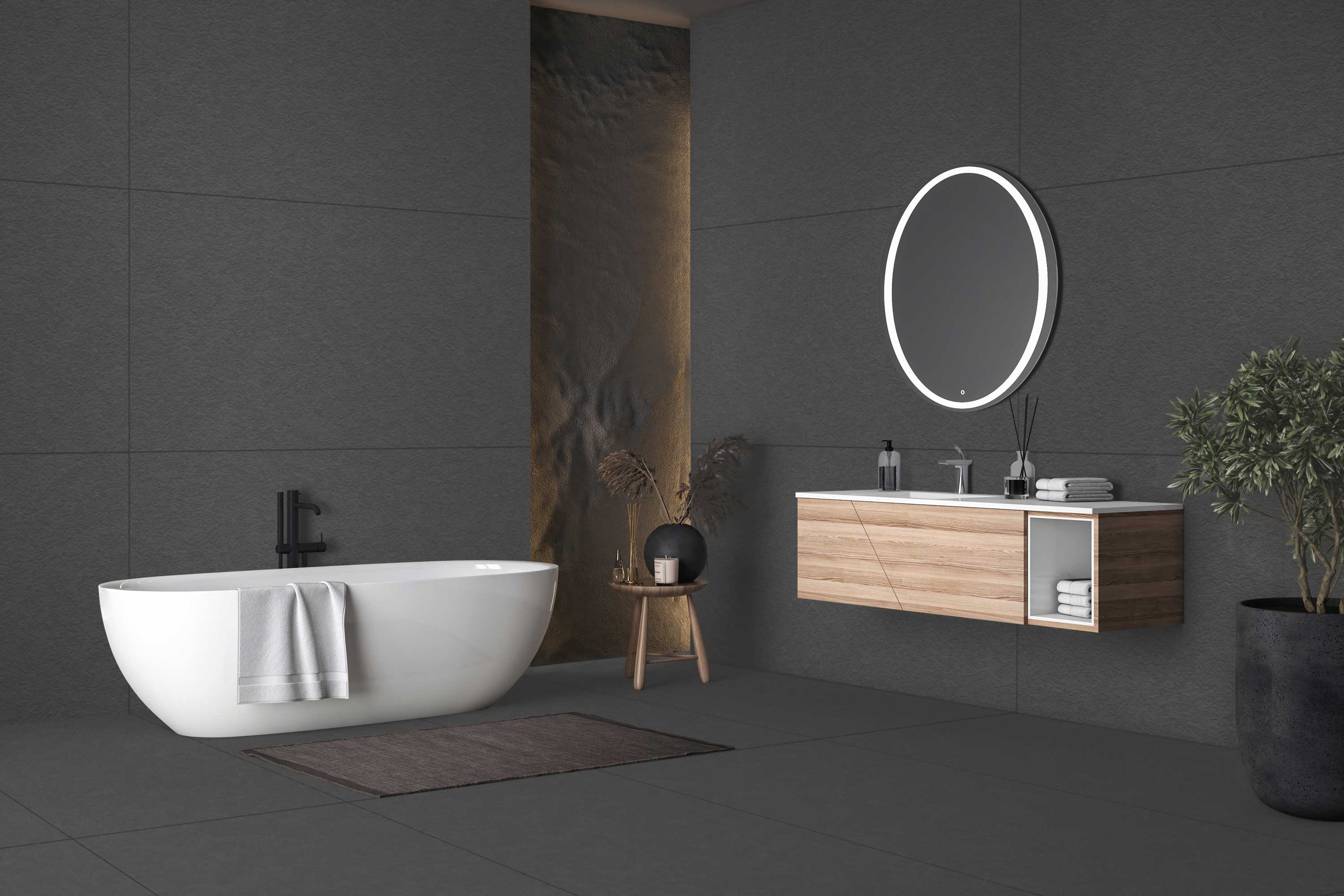 Bathroom Tiles Mockup, Bathroom Tiles Preview
