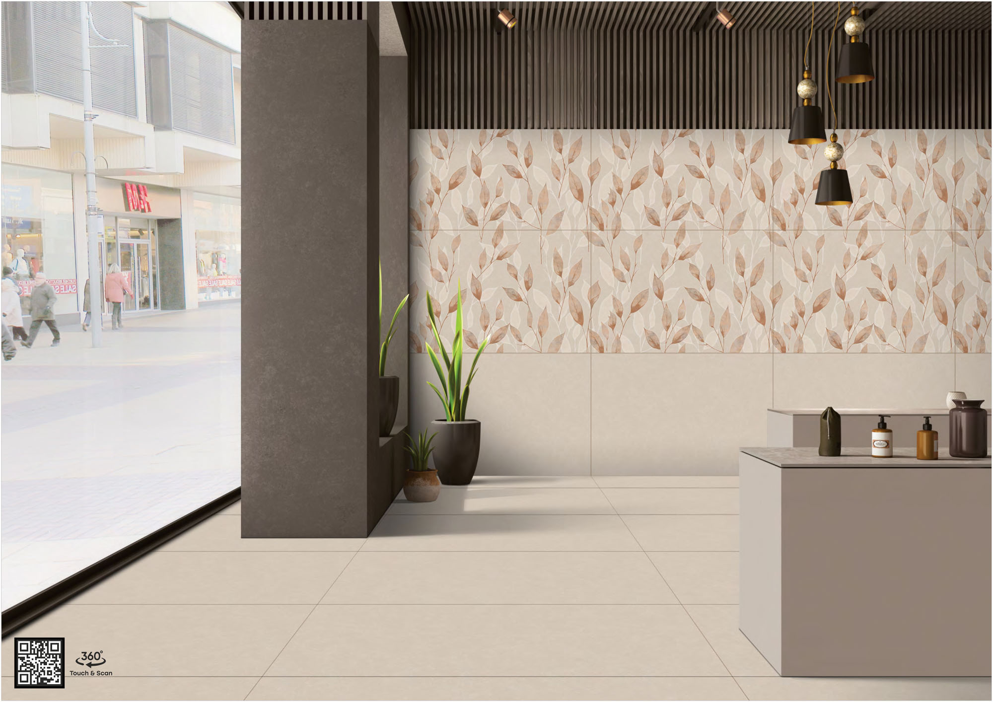Showroom Tiles Mockup, Showroom Tiles Preview
