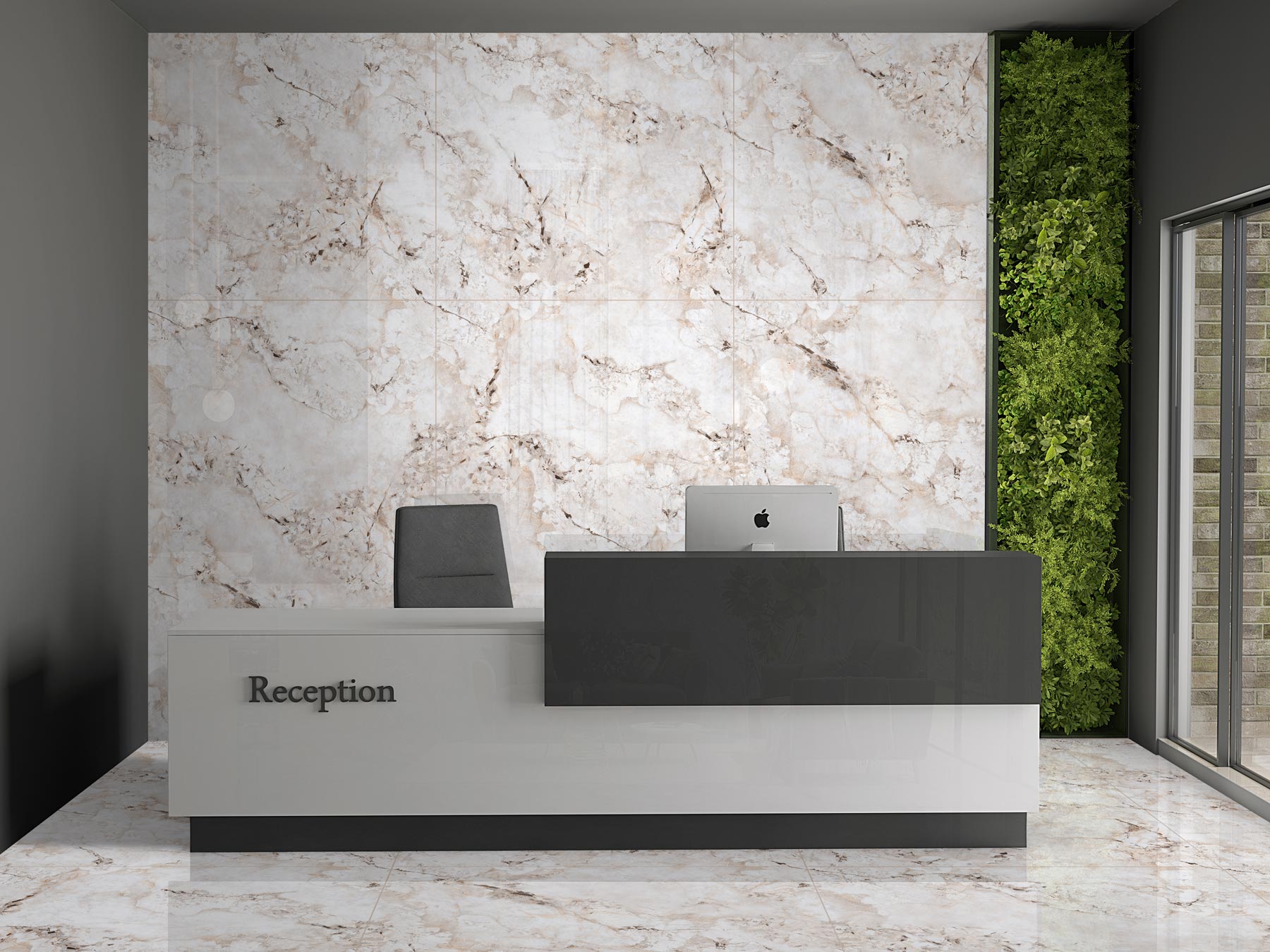 Reception Tiles Mockup, Reception Tiles Preview