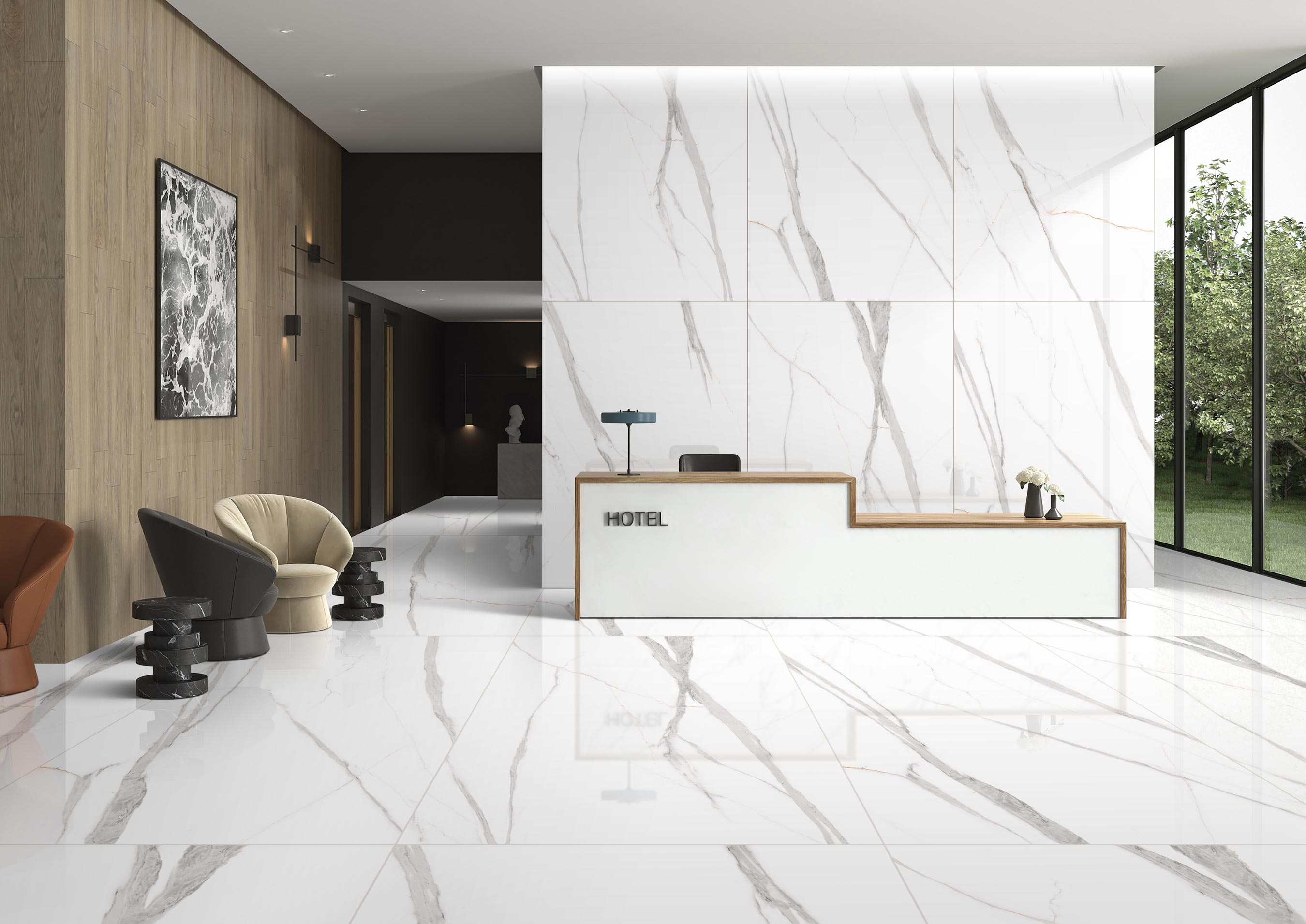 Reception Tiles Mockup, Reception Tiles Preview