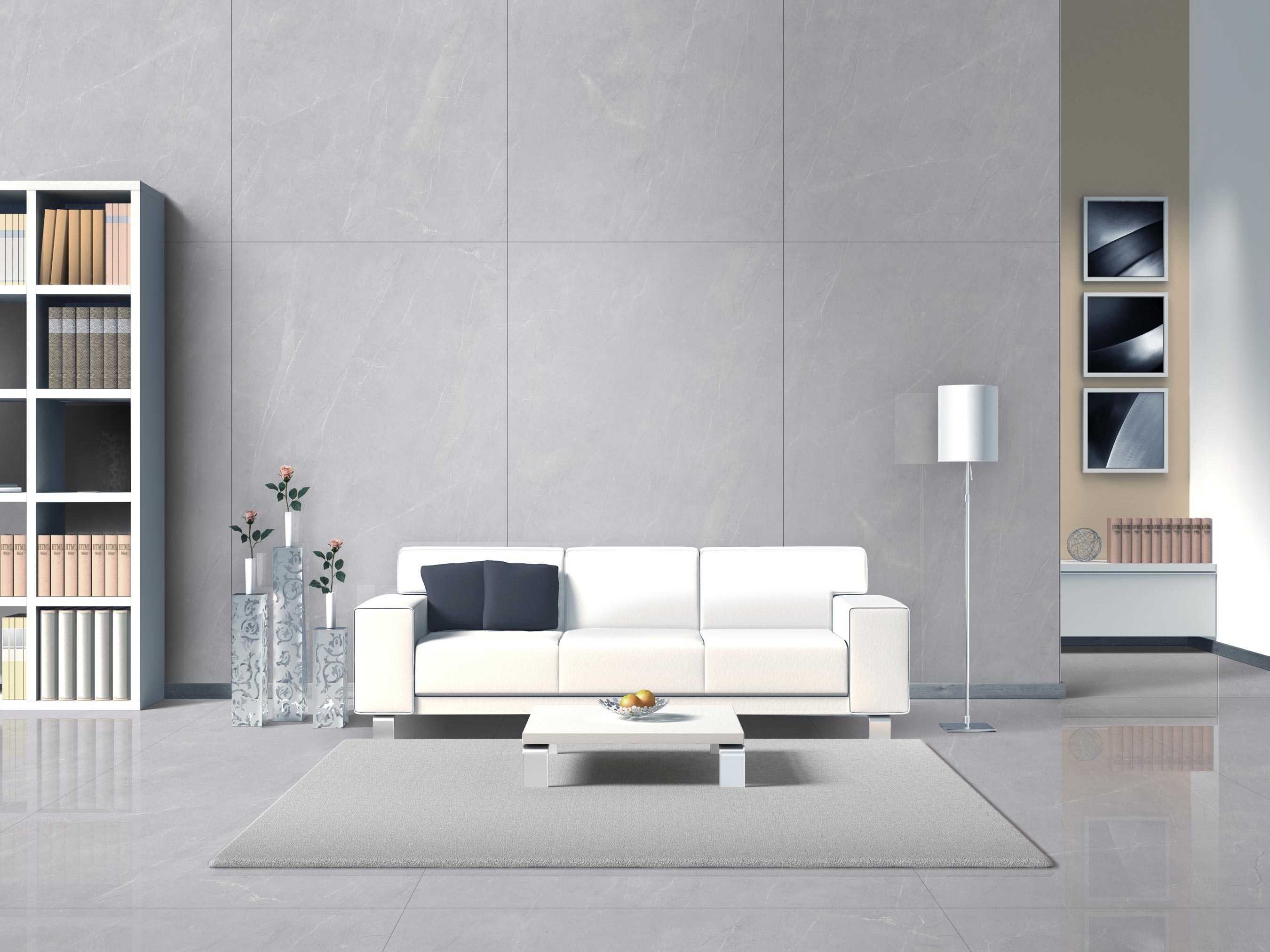 Living Room Tiles Mockup, Living Room Tiles Preview