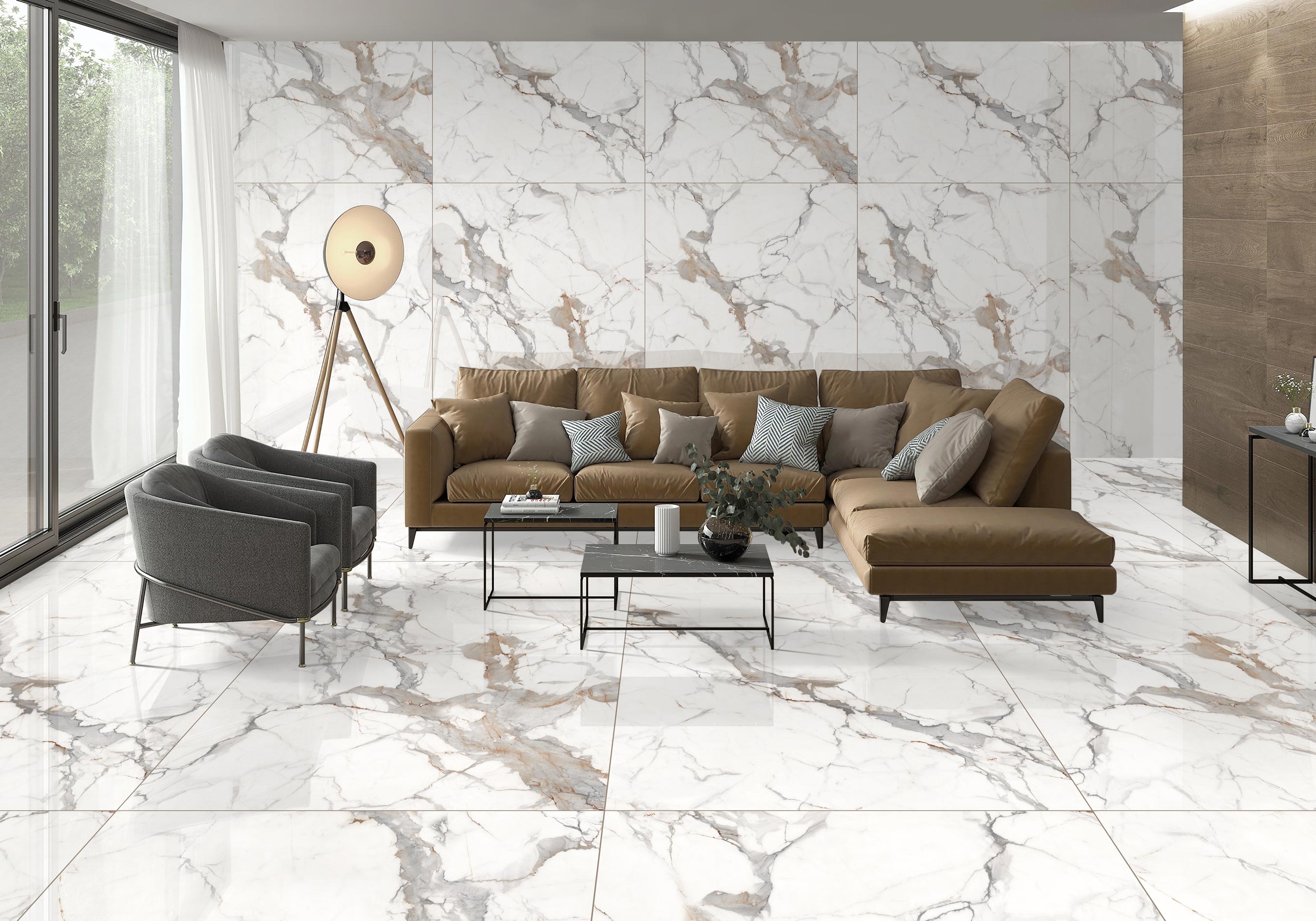 Living Room Tiles Mockup, Living Room Tiles Preview