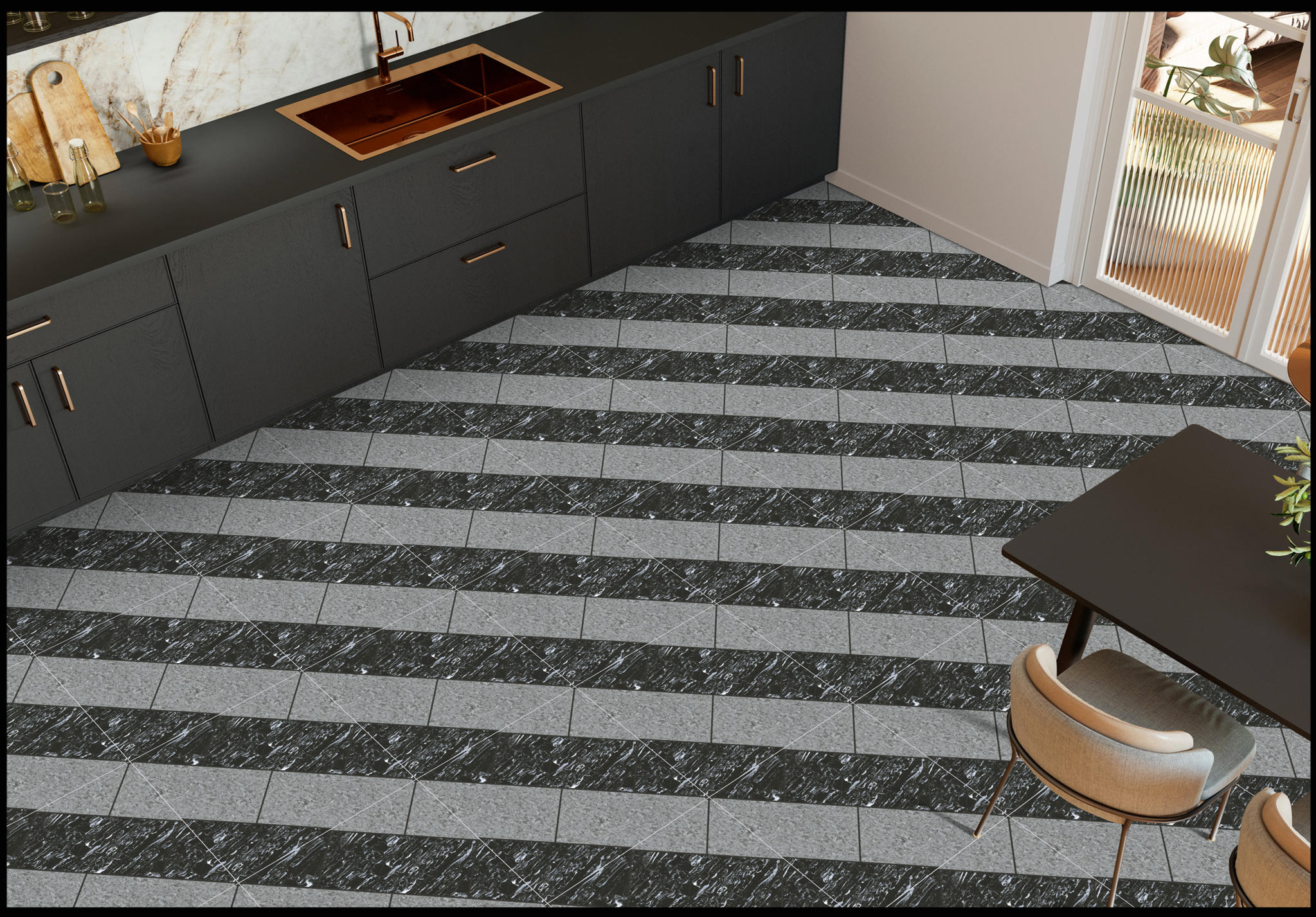 Kitchen Tiles Mockup, Kitchen Tiles Preview