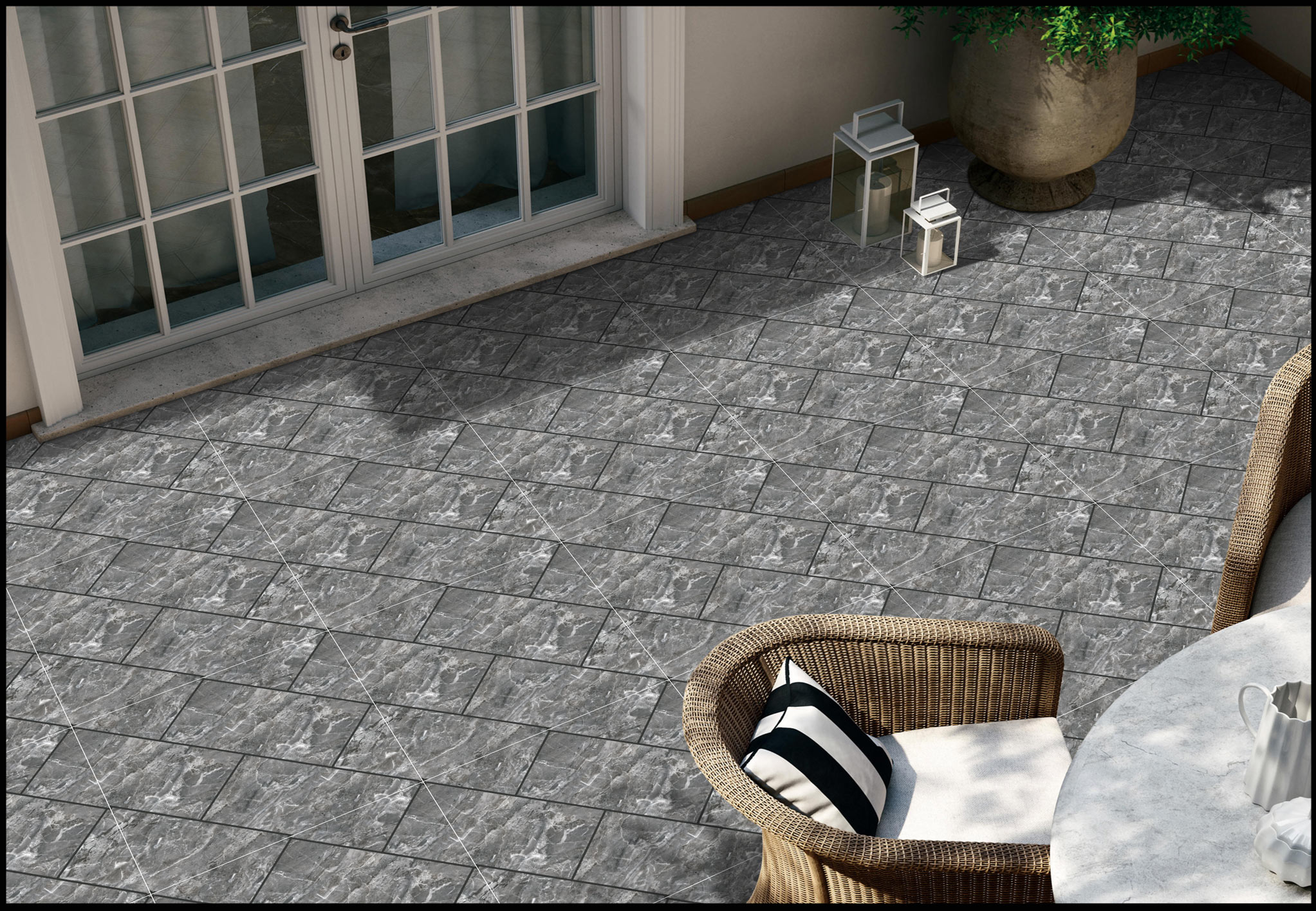 Patio Tiles Mockup, Patio Tiles Preview