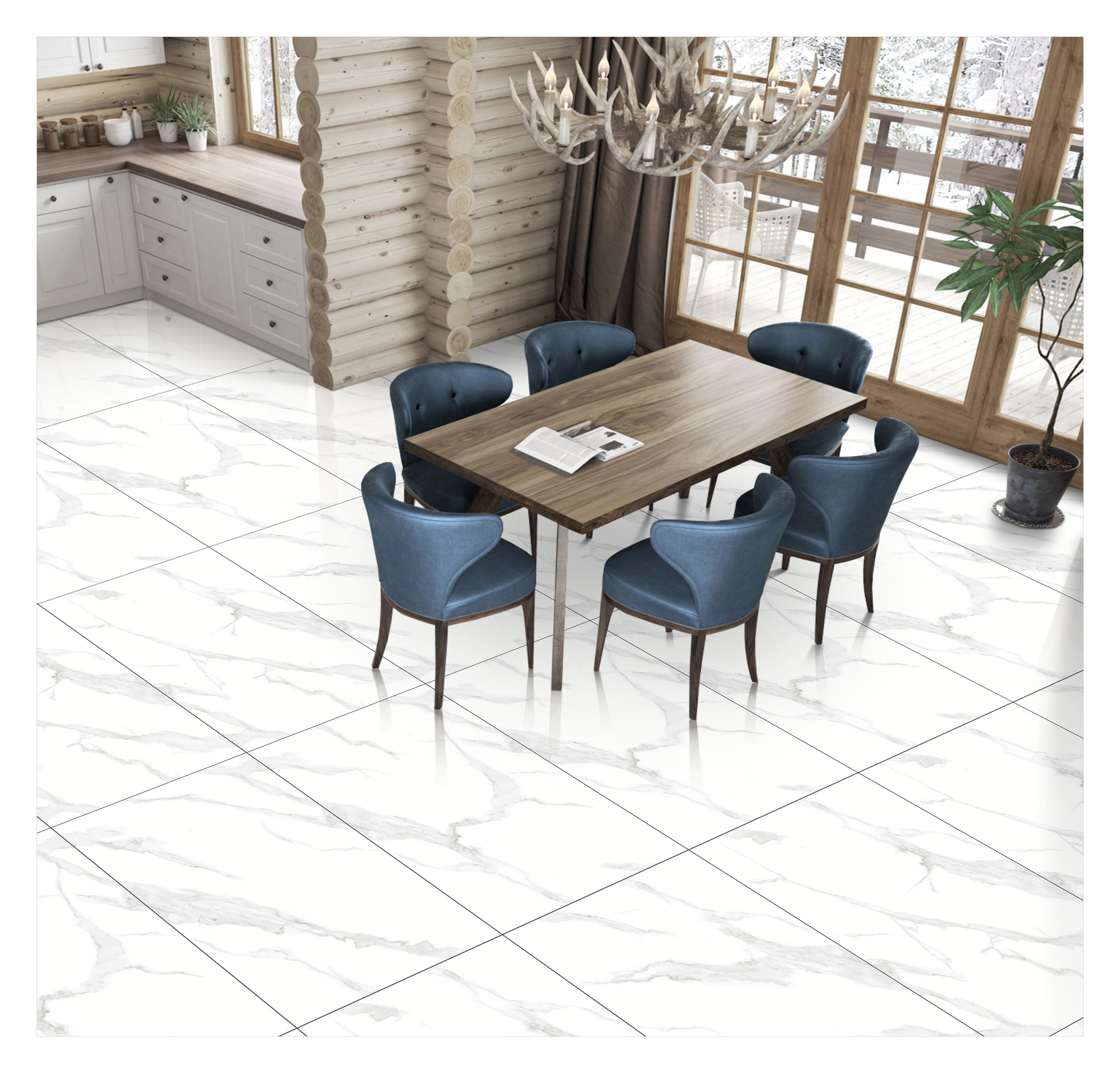 Dining Tiles Mockup, Dining Tiles Preview
