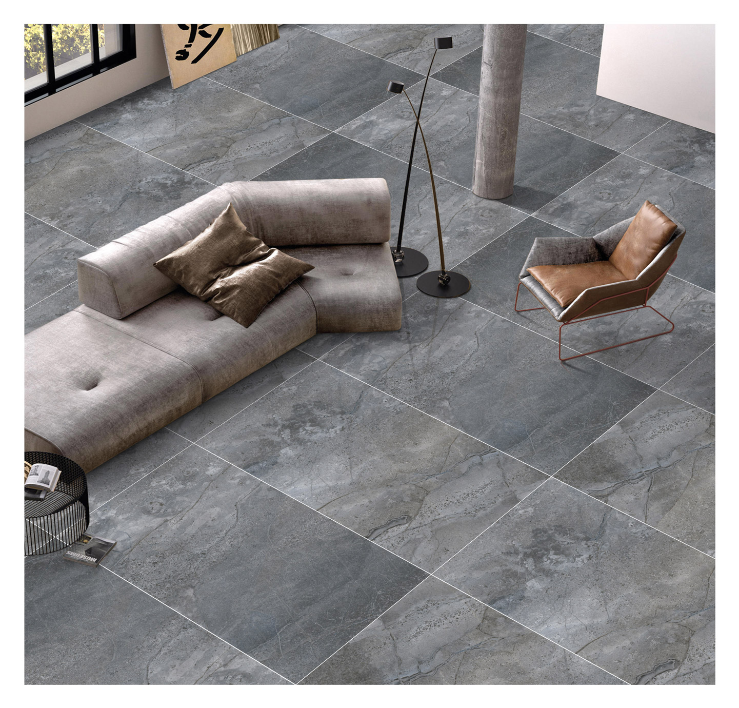 Living Room Tiles Mockup, Living Room Tiles Preview