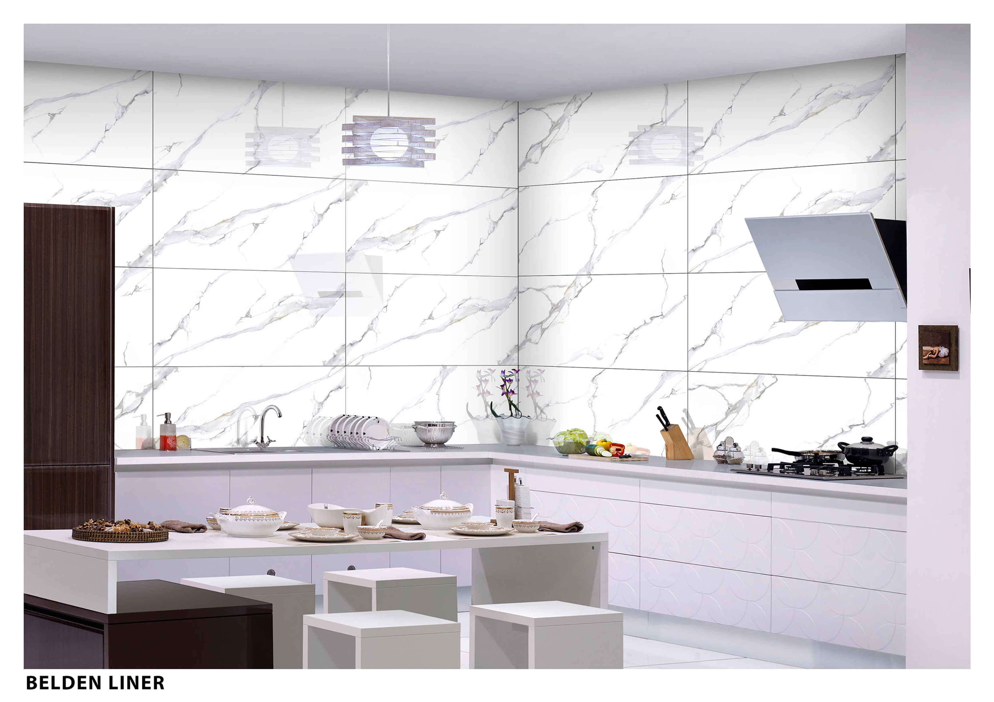 Kitchen Tiles Mockup, Kitchen Tiles Preview