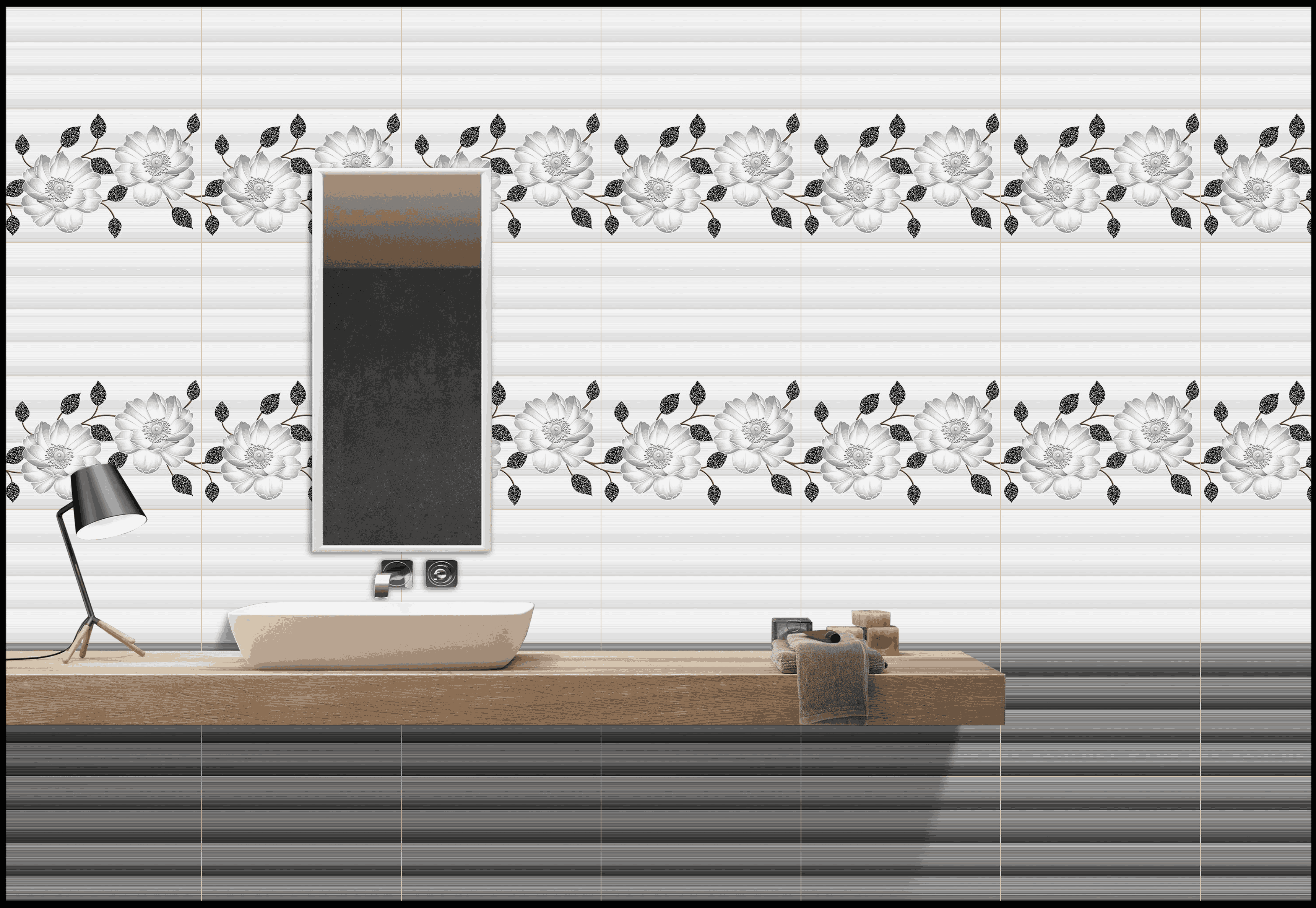 Bathroom Tiles Mockup, Bathroom Tiles Preview