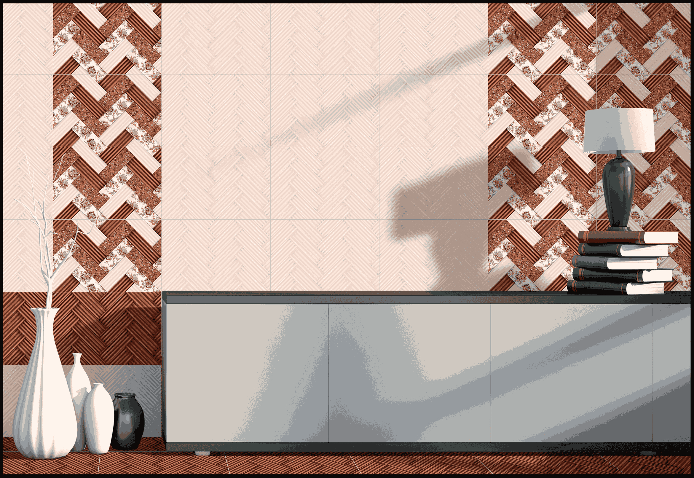 Living Room Tiles Mockup, Living Room Tiles Preview