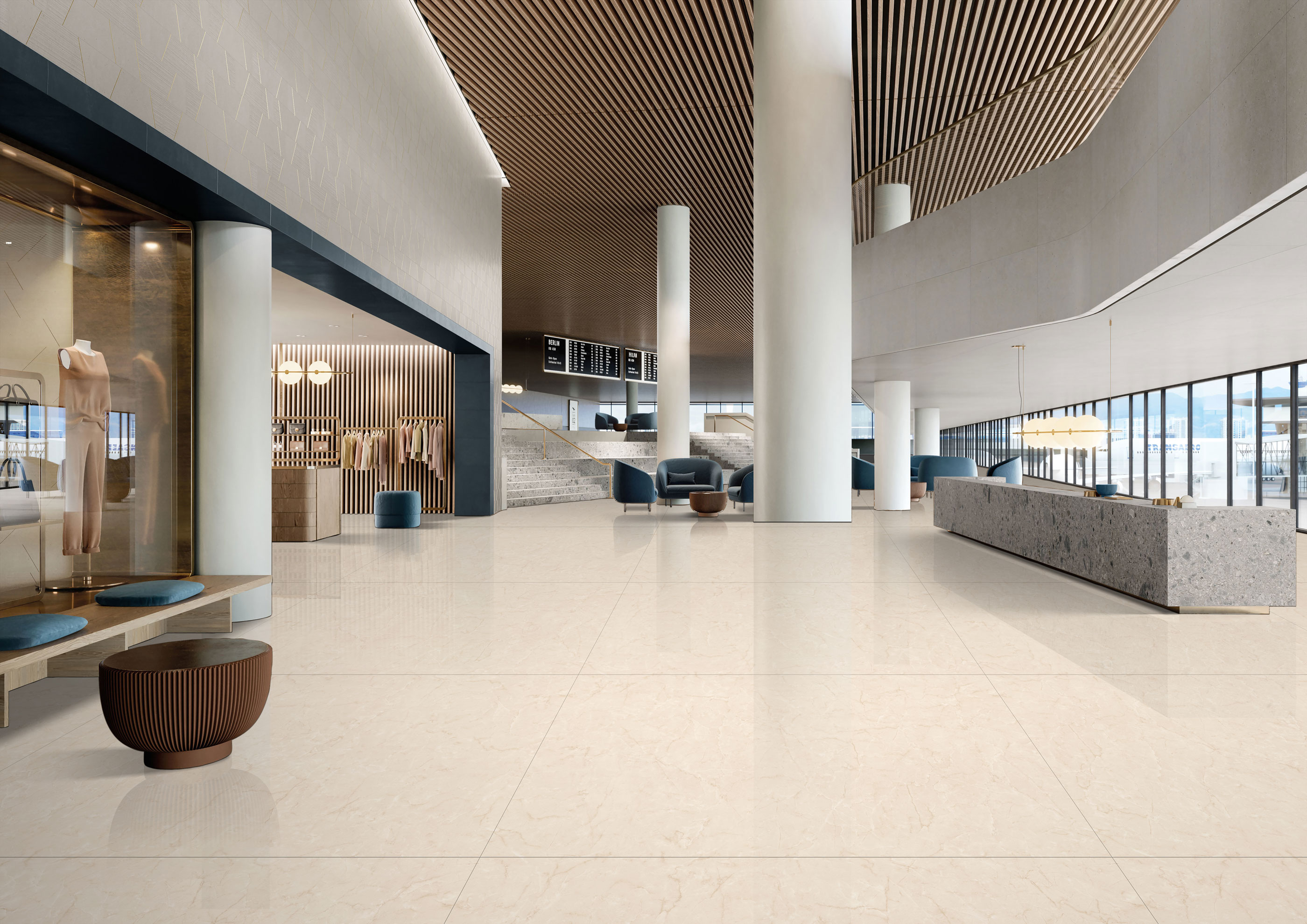 Commercial Tiles Mockup, Commercial Tiles Preview