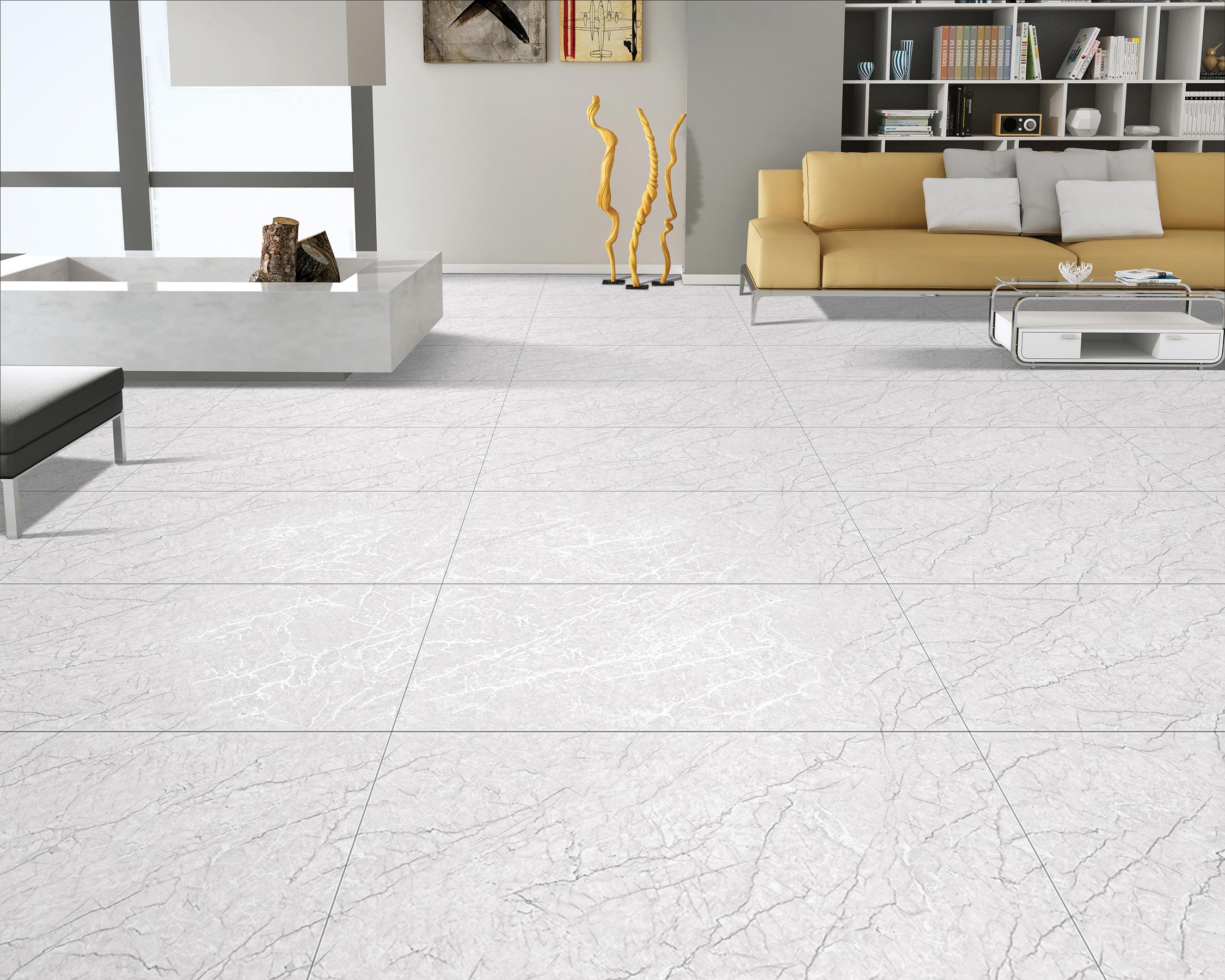 Living Room Tiles Mockup, Living Room Tiles Preview