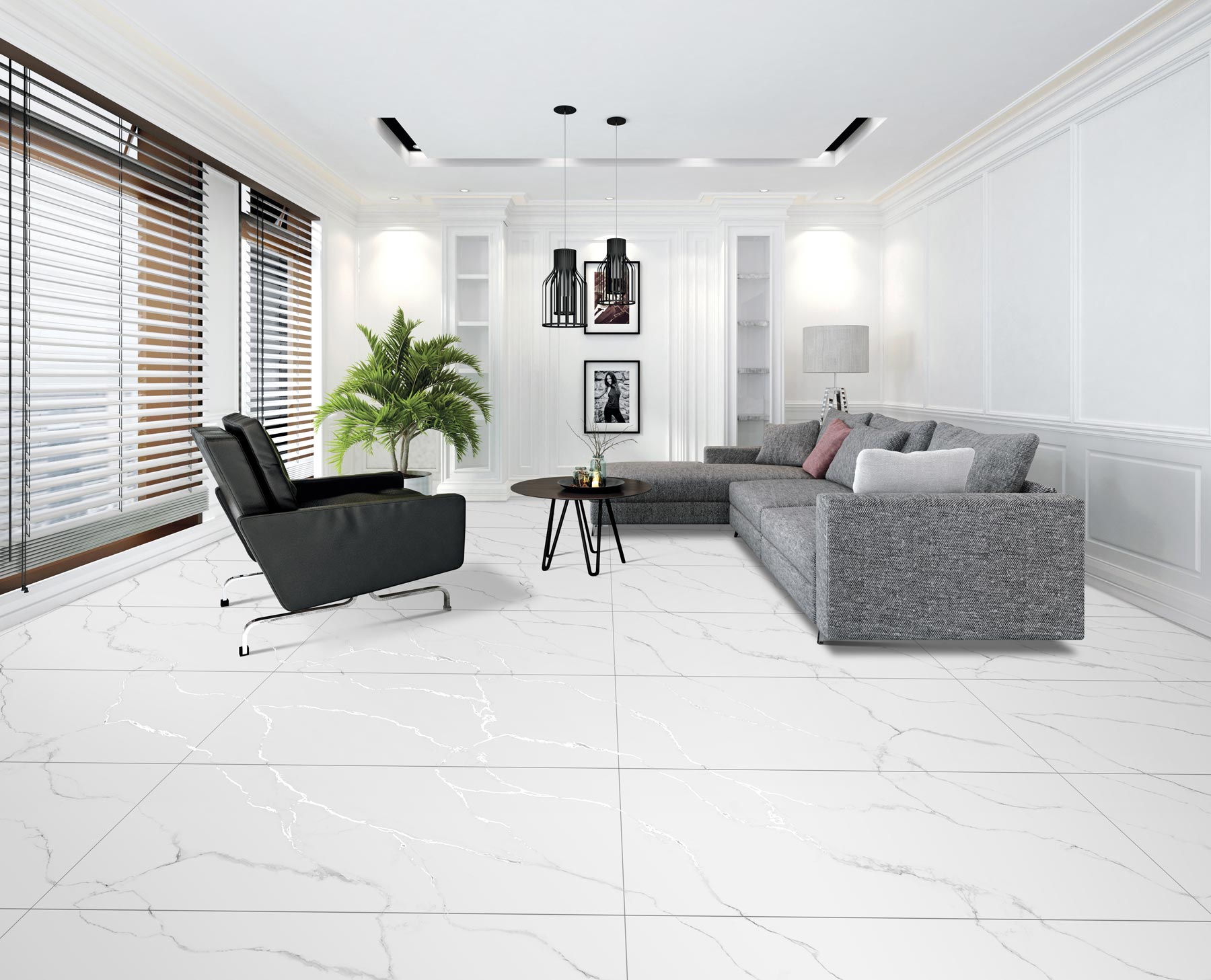 Living Room Tiles Mockup, Living Room Tiles Preview