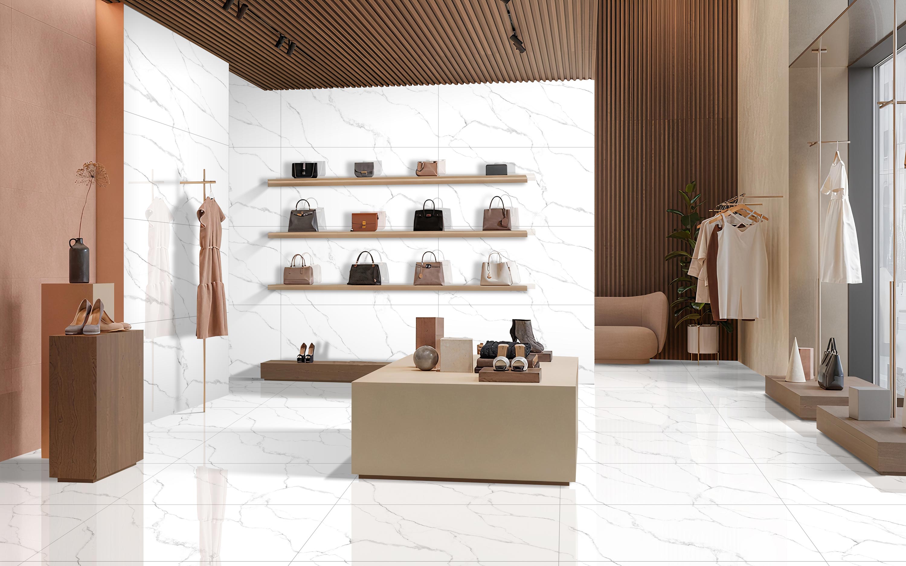 Showroom Tiles Mockup, Showroom Tiles Preview