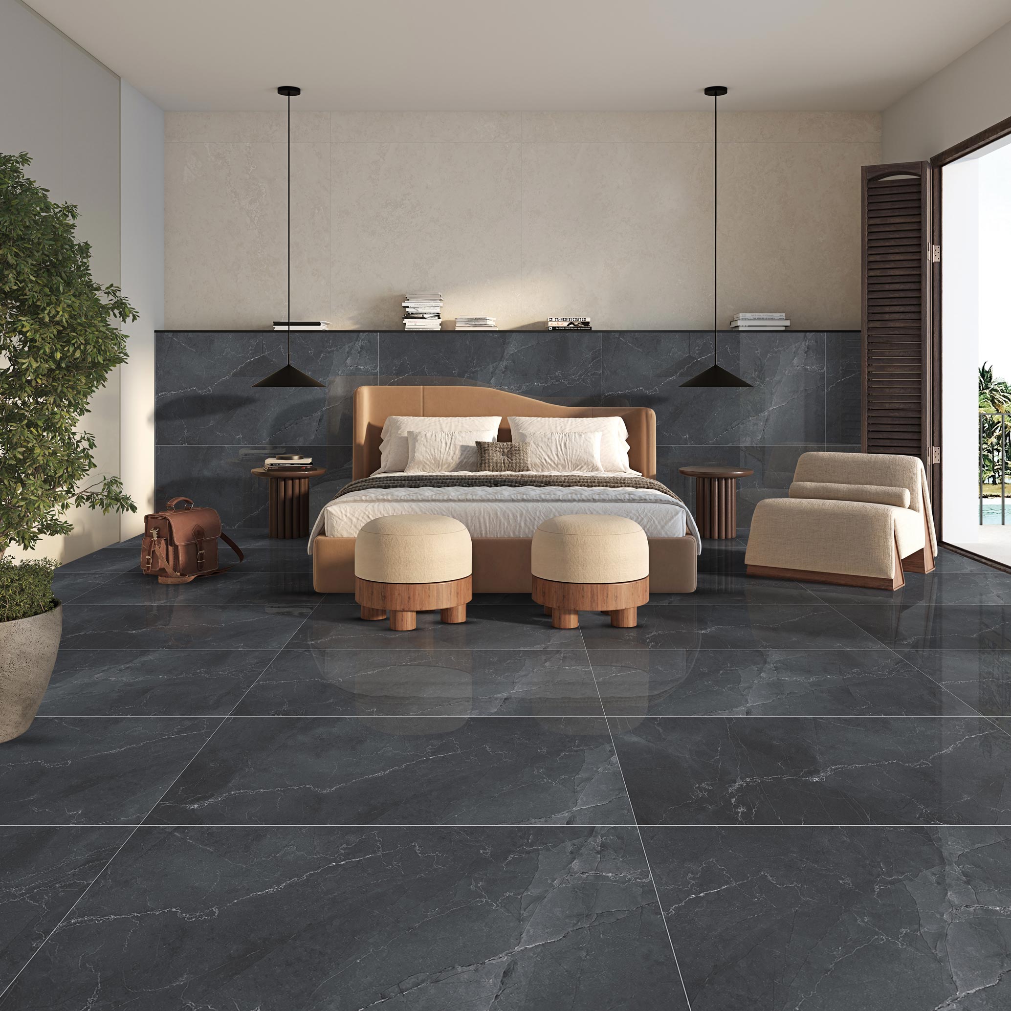 Bedroom Tiles Mockup, Bedroom Tiles Preview