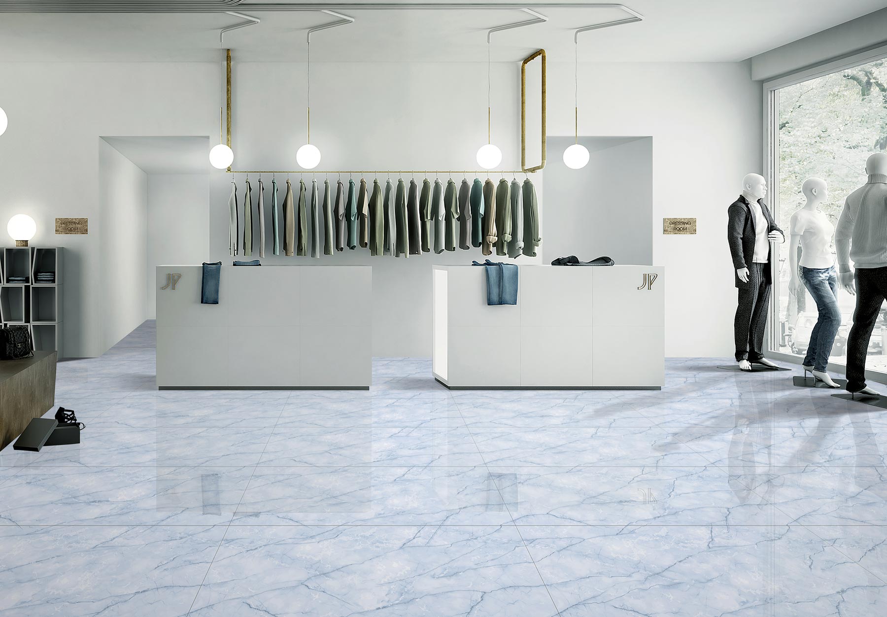Showroom Tiles Mockup, Showroom Tiles Preview