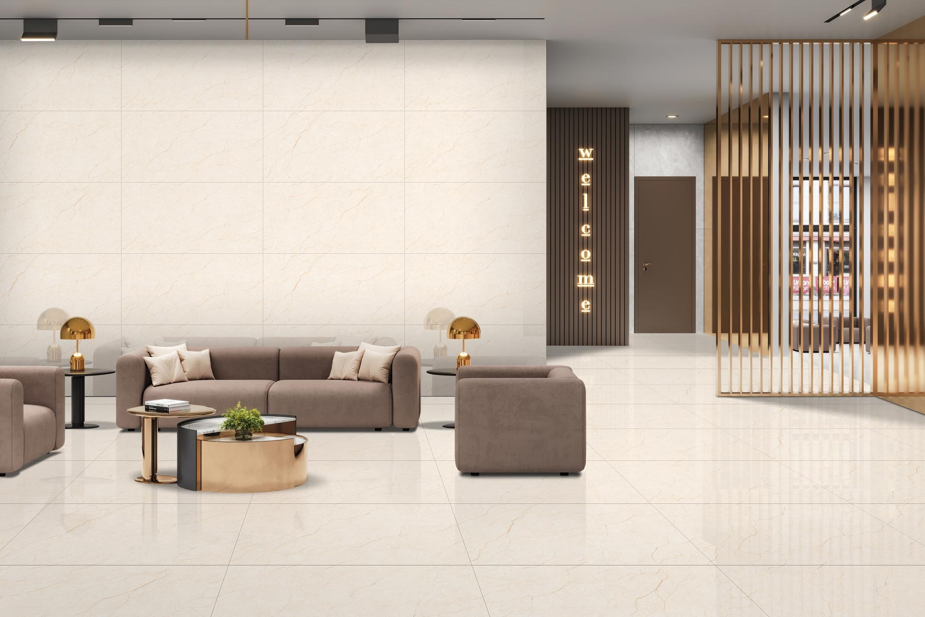Living Room Tiles Mockup, Living Room Tiles Preview