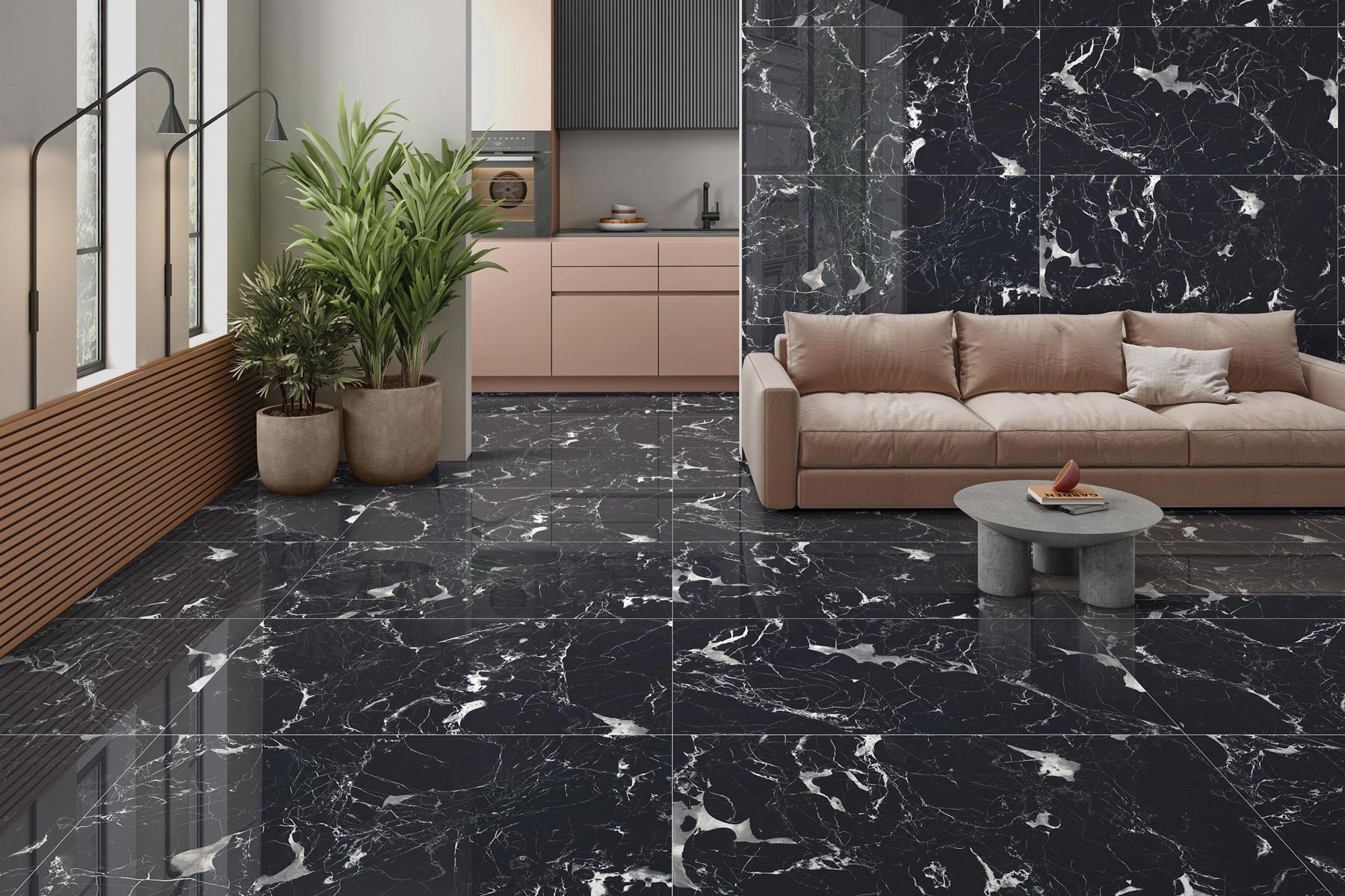 Living Room Tiles Mockup, Living Room Tiles Preview