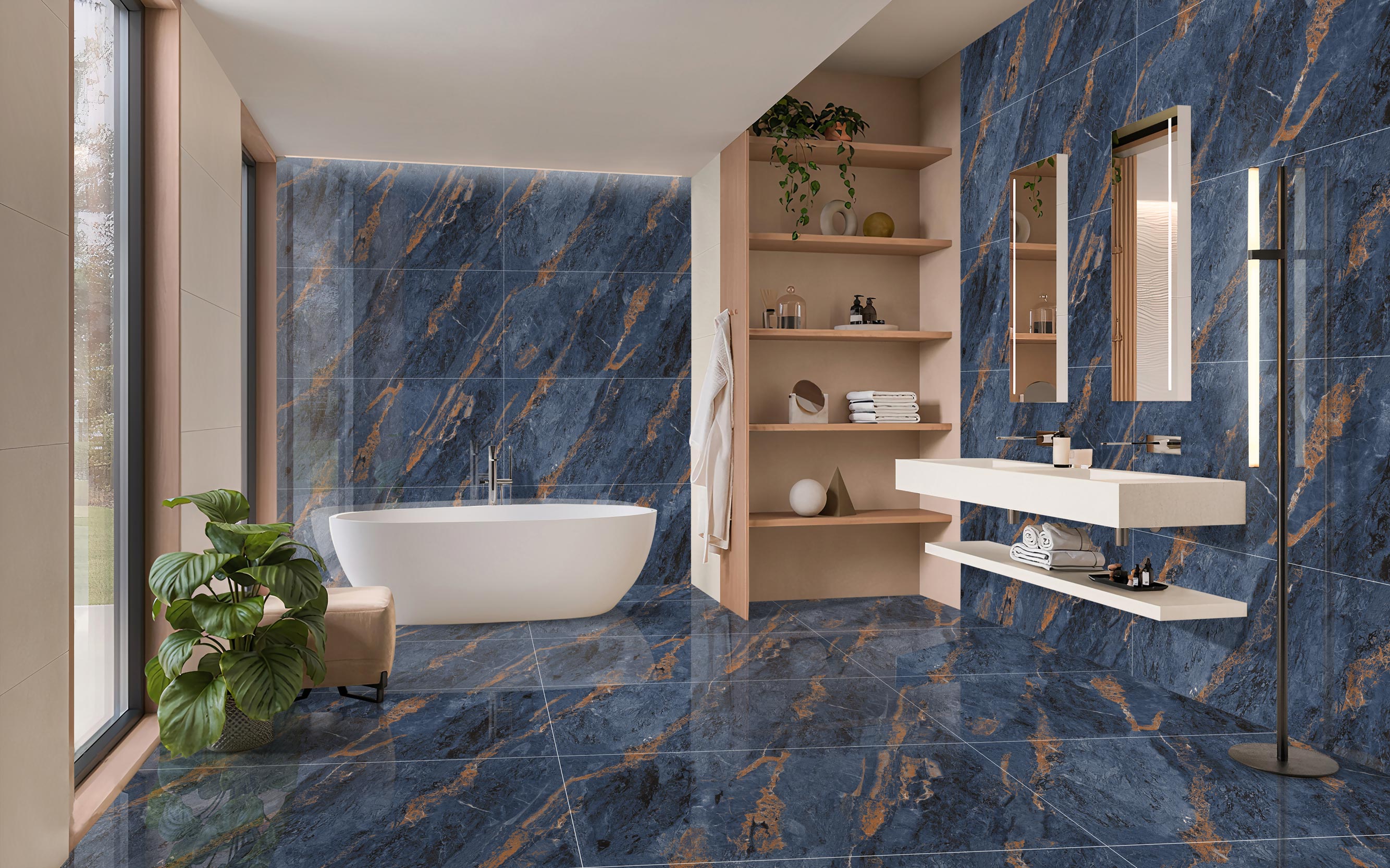 Bathroom Tiles Mockup, Bathroom Tiles Preview