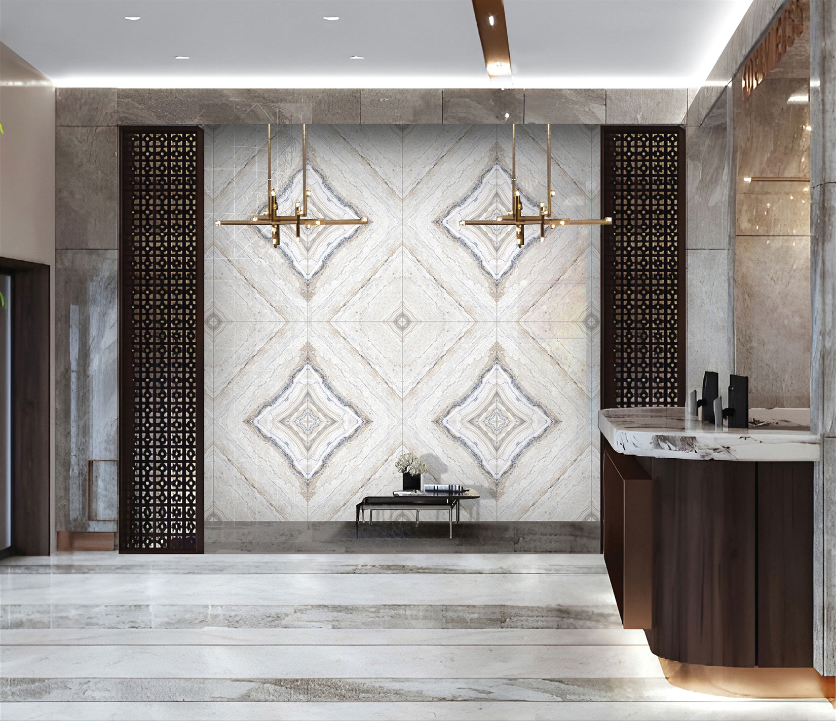 Reception Tiles Mockup, Reception Tiles Preview