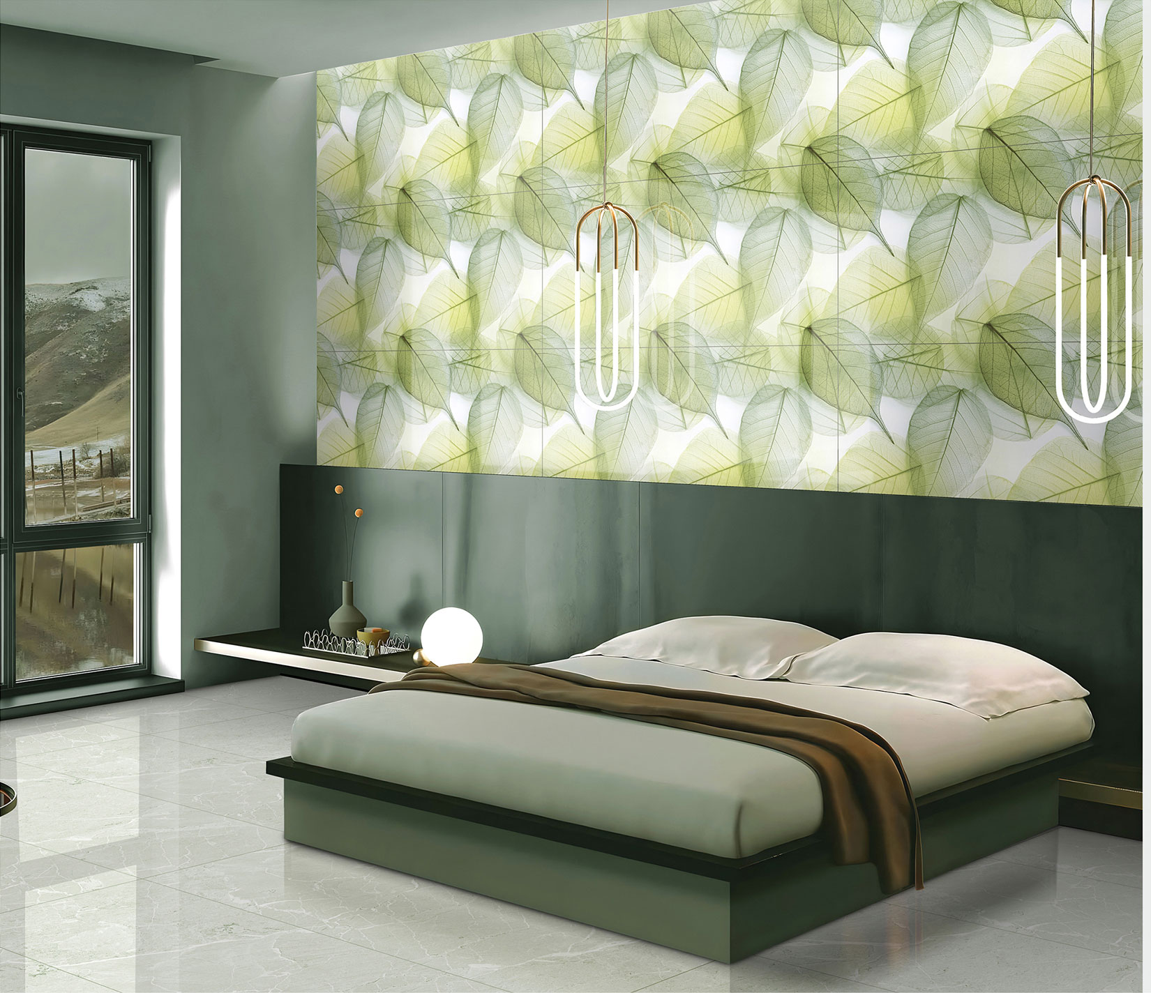 Bedroom Tiles Mockup, Bedroom Tiles Preview