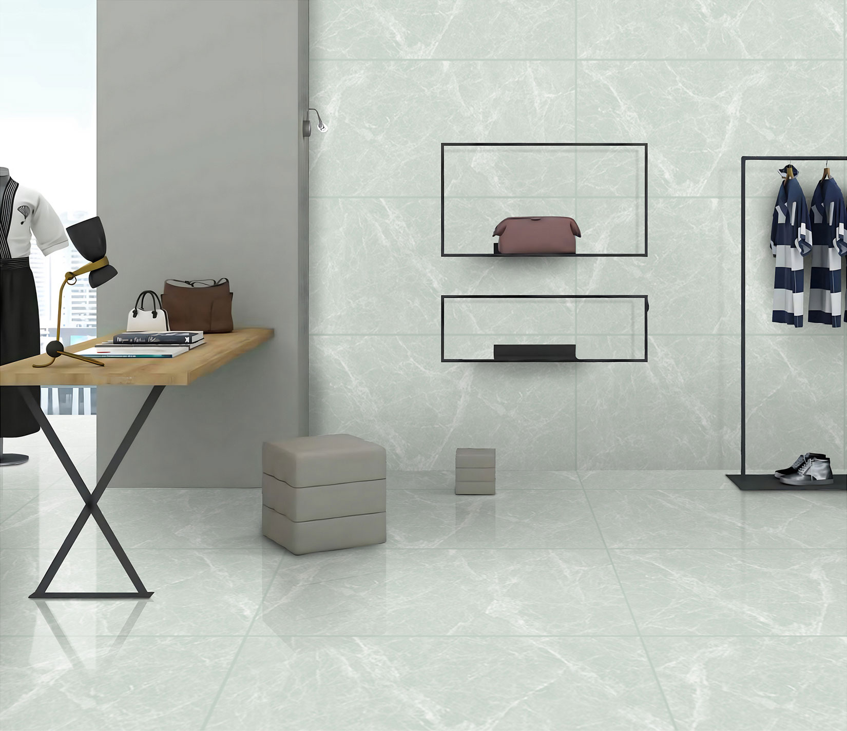 Showroom Tiles Mockup, Showroom Tiles Preview
