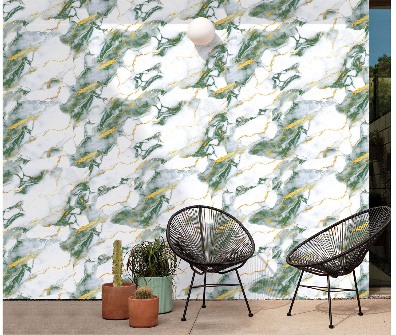Roman Green Mockup