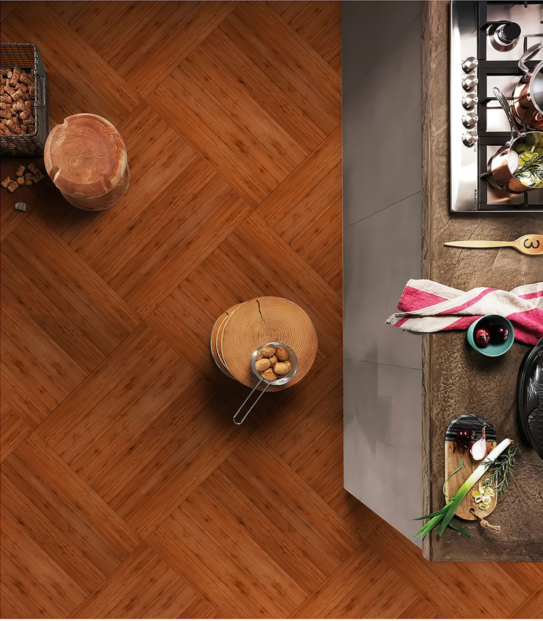 Kitchen Tiles Mockup, Kitchen Tiles Preview