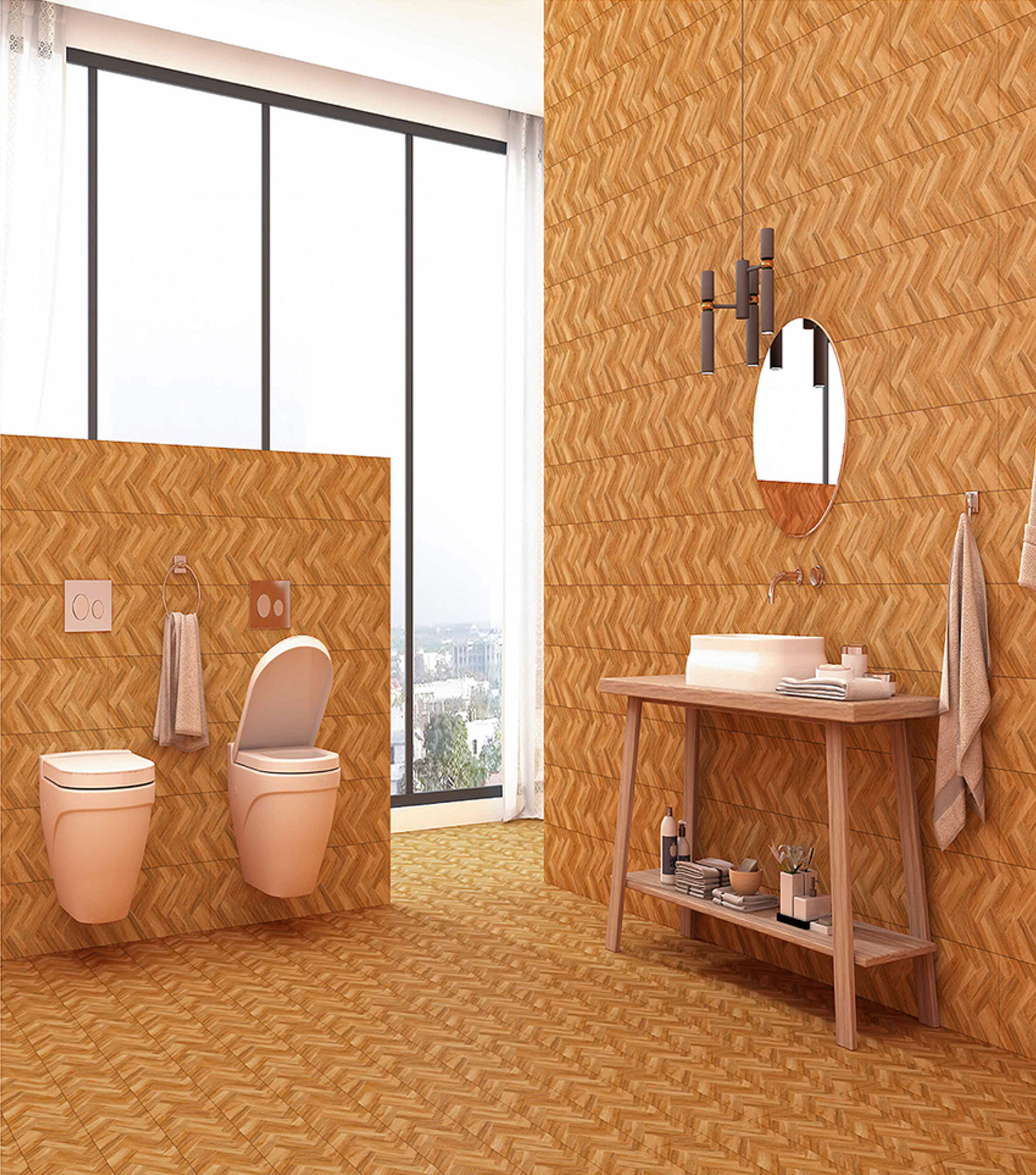 Bathroom Tiles Mockup, Bathroom Tiles Preview