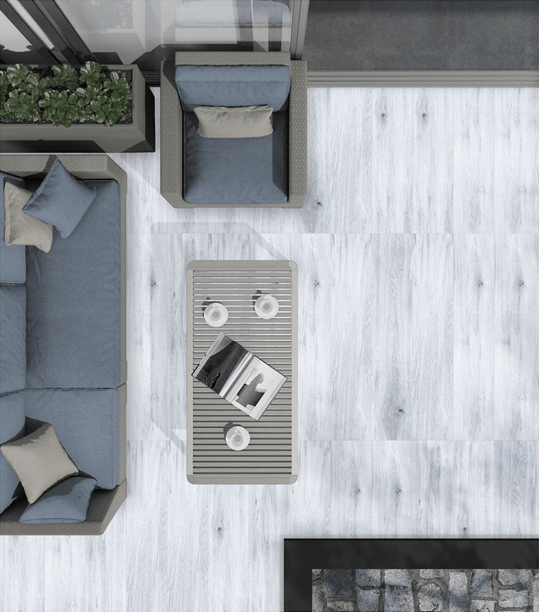 Living Room Tiles Mockup, Living Room Tiles Preview