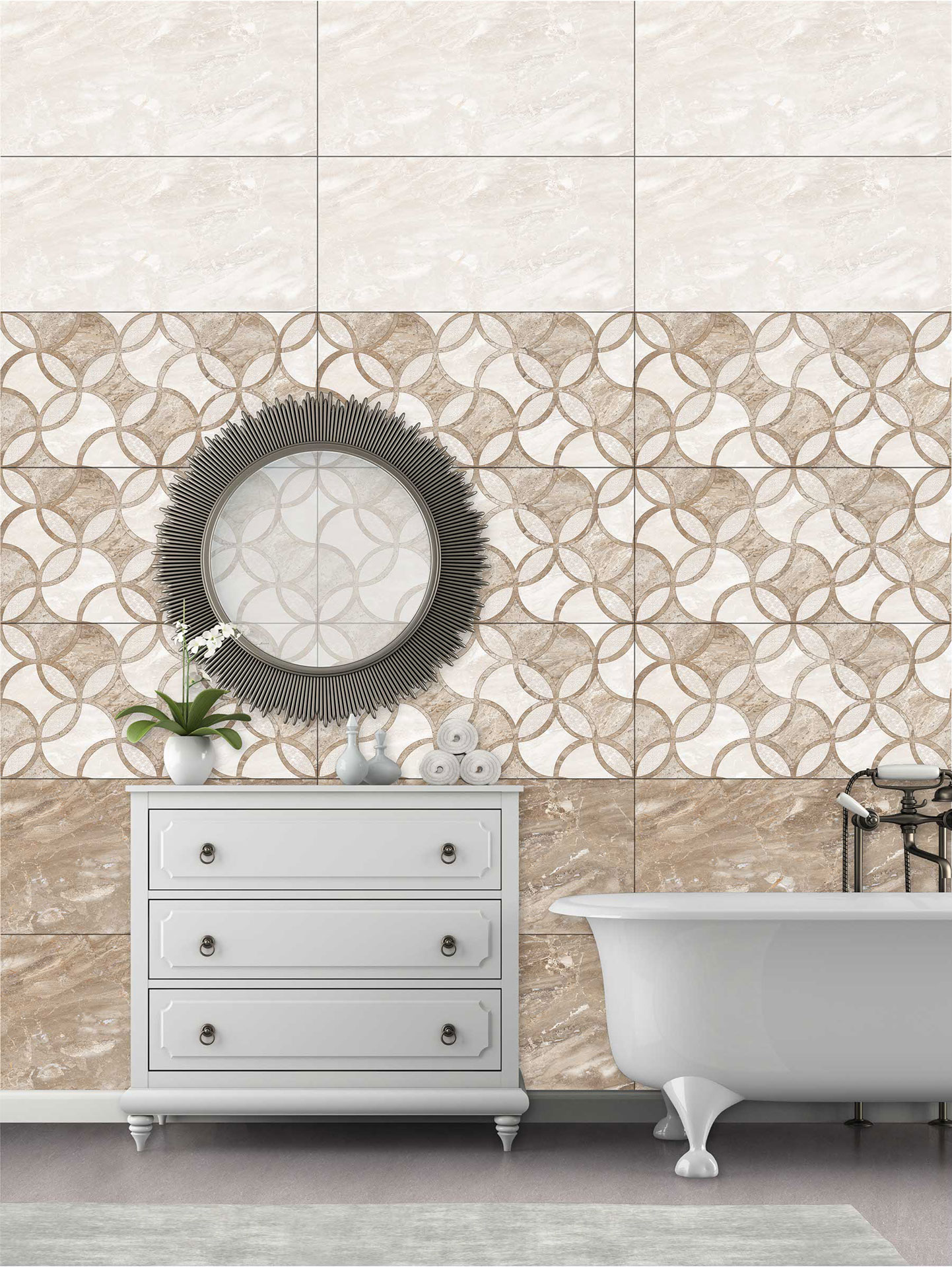 Bathroom Tiles Mockup, Bathroom Tiles Preview