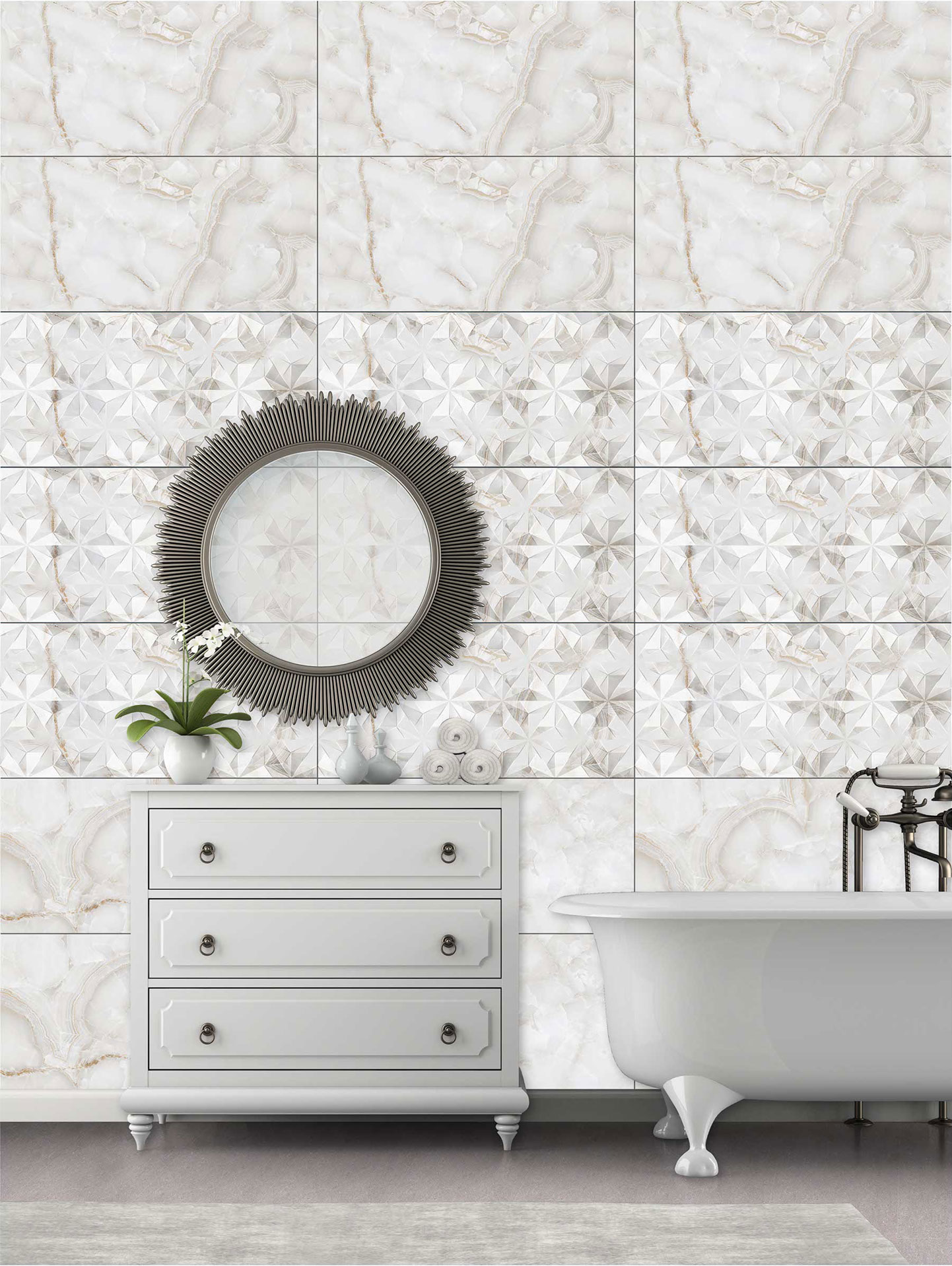 Bathroom Tiles Mockup, Bathroom Tiles Preview