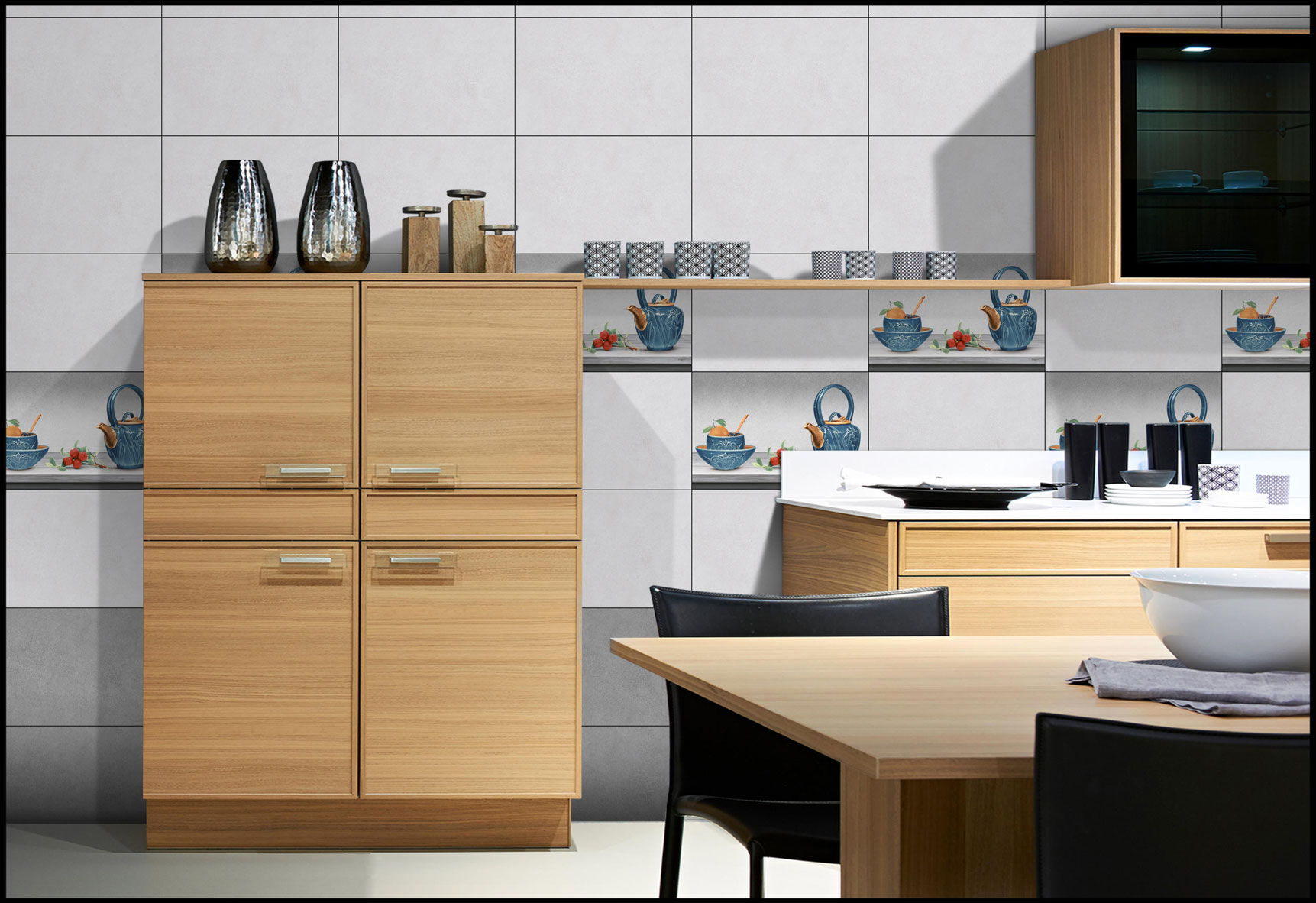 Kitchen Tiles Mockup, Kitchen Tiles Preview