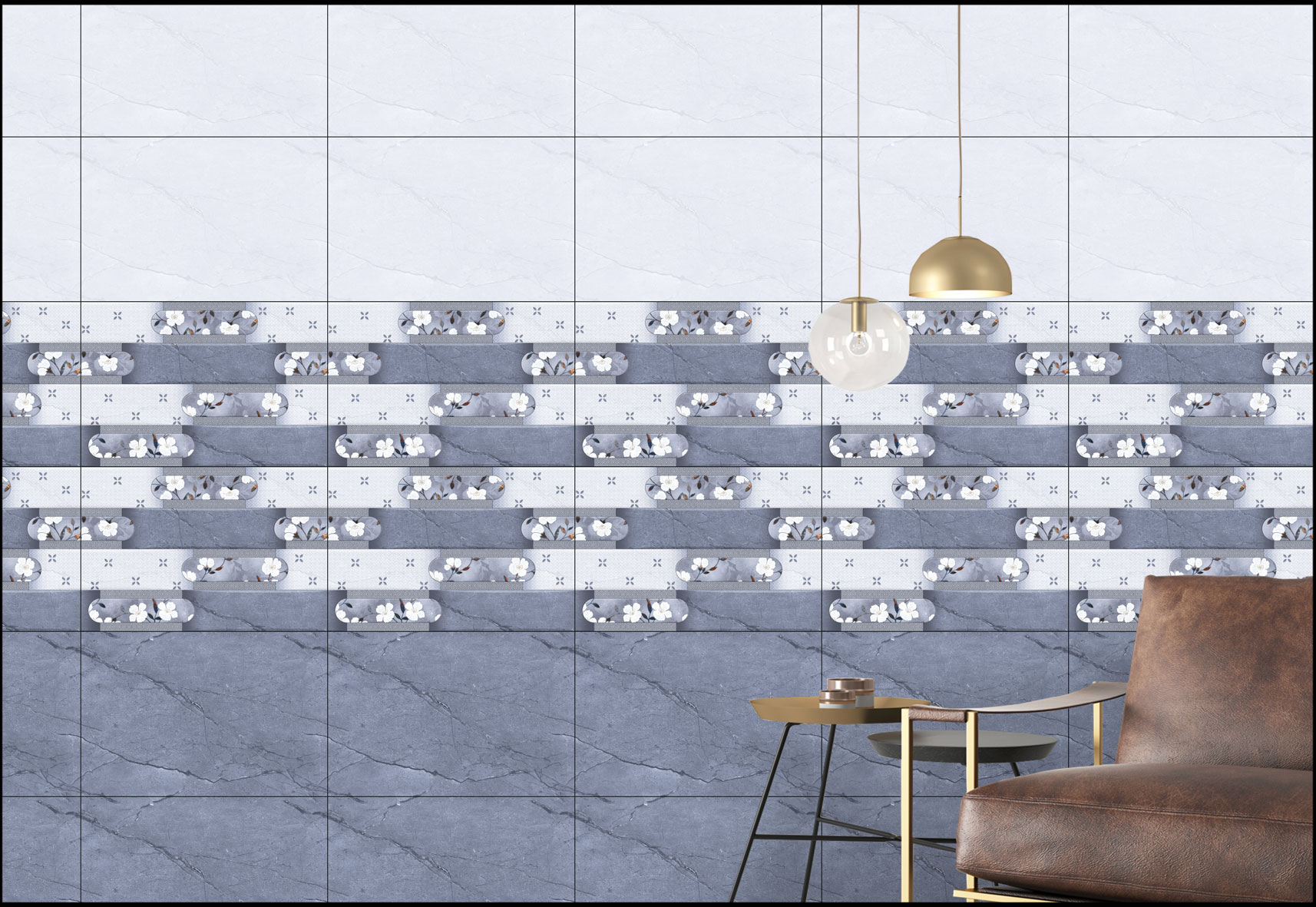 Living Room Tiles Mockup, Living Room Tiles Preview