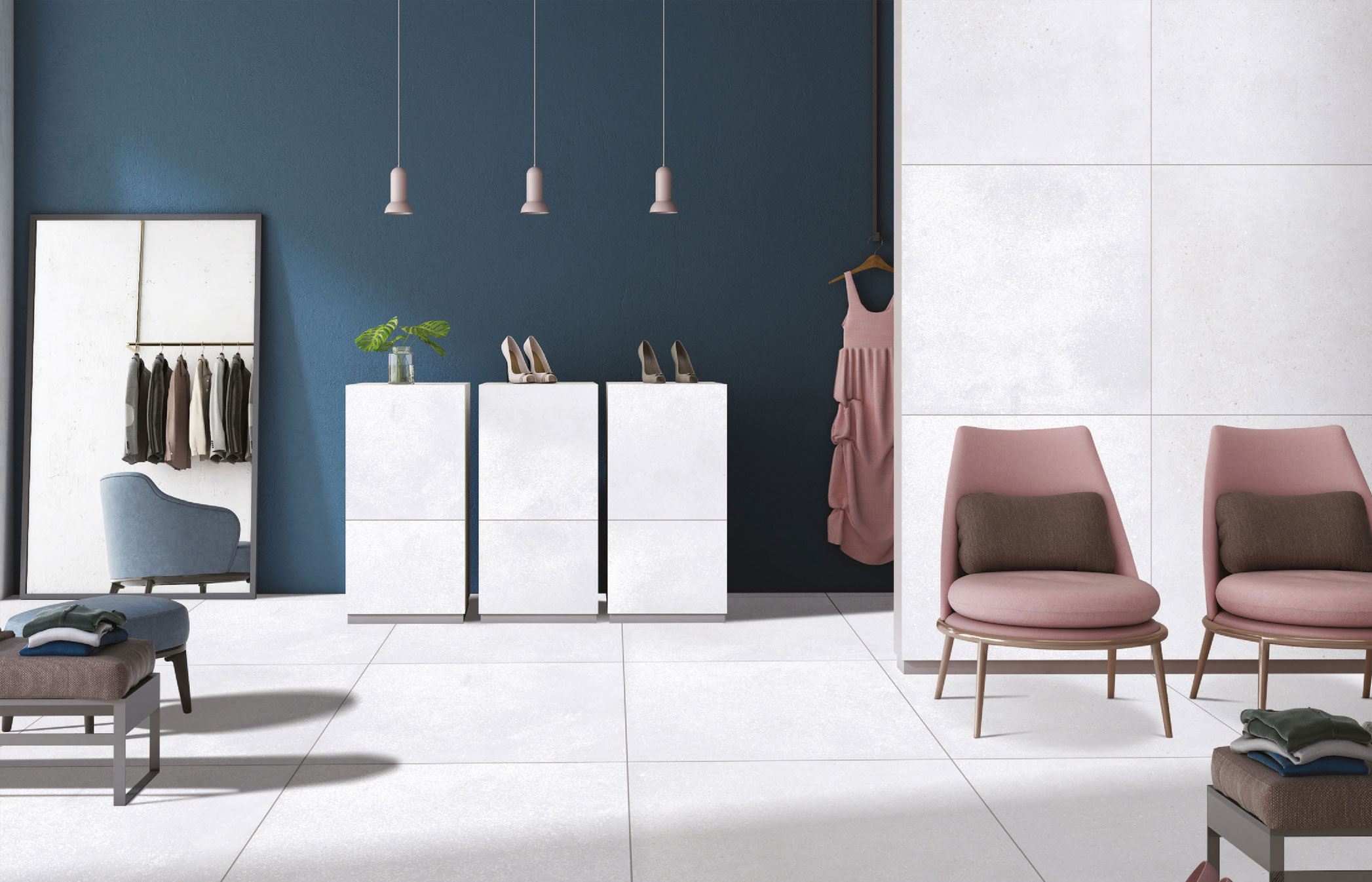 Showroom Area Mockup