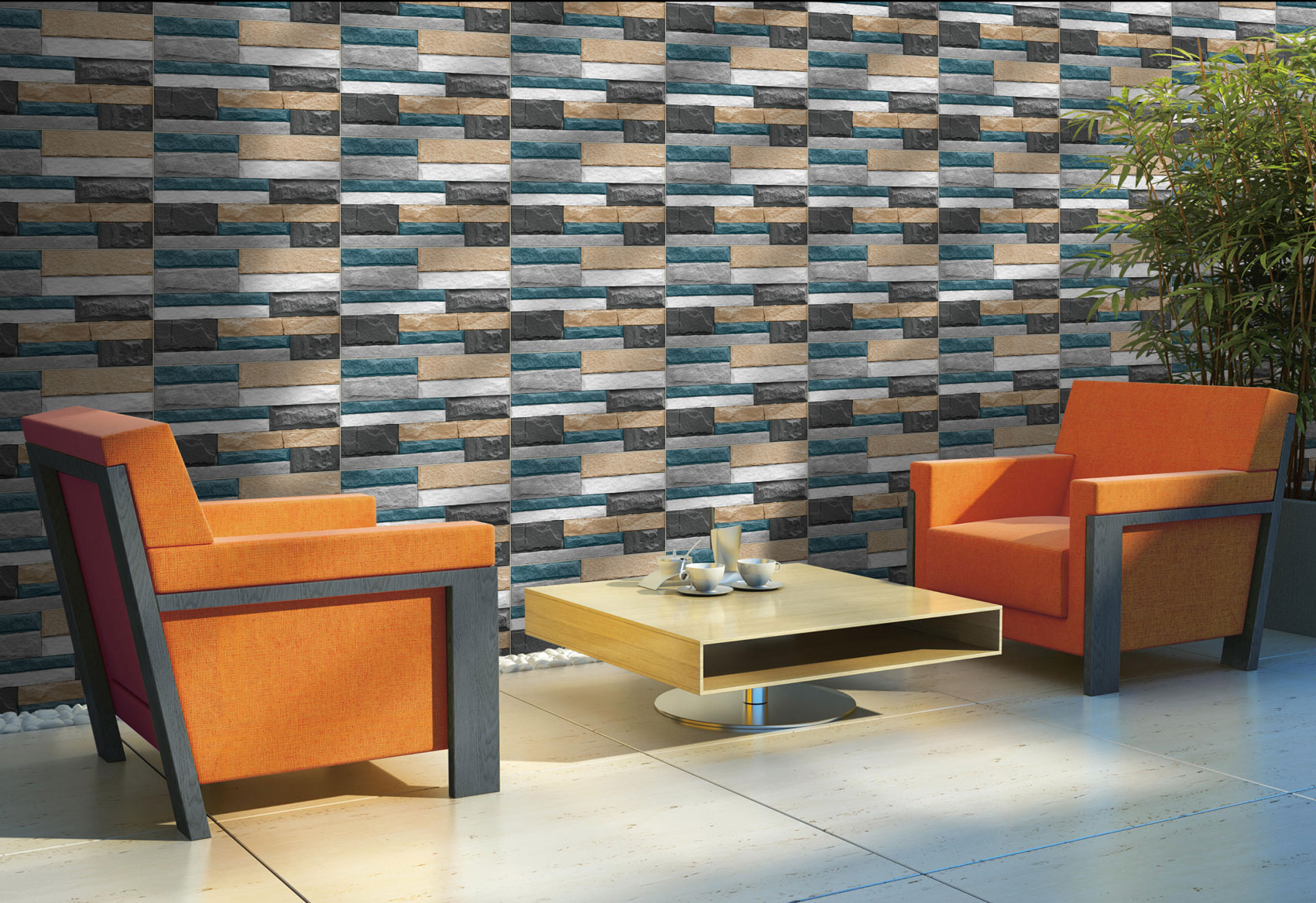 Outdoor Tiles Mockup, Outdoor Tiles Preview