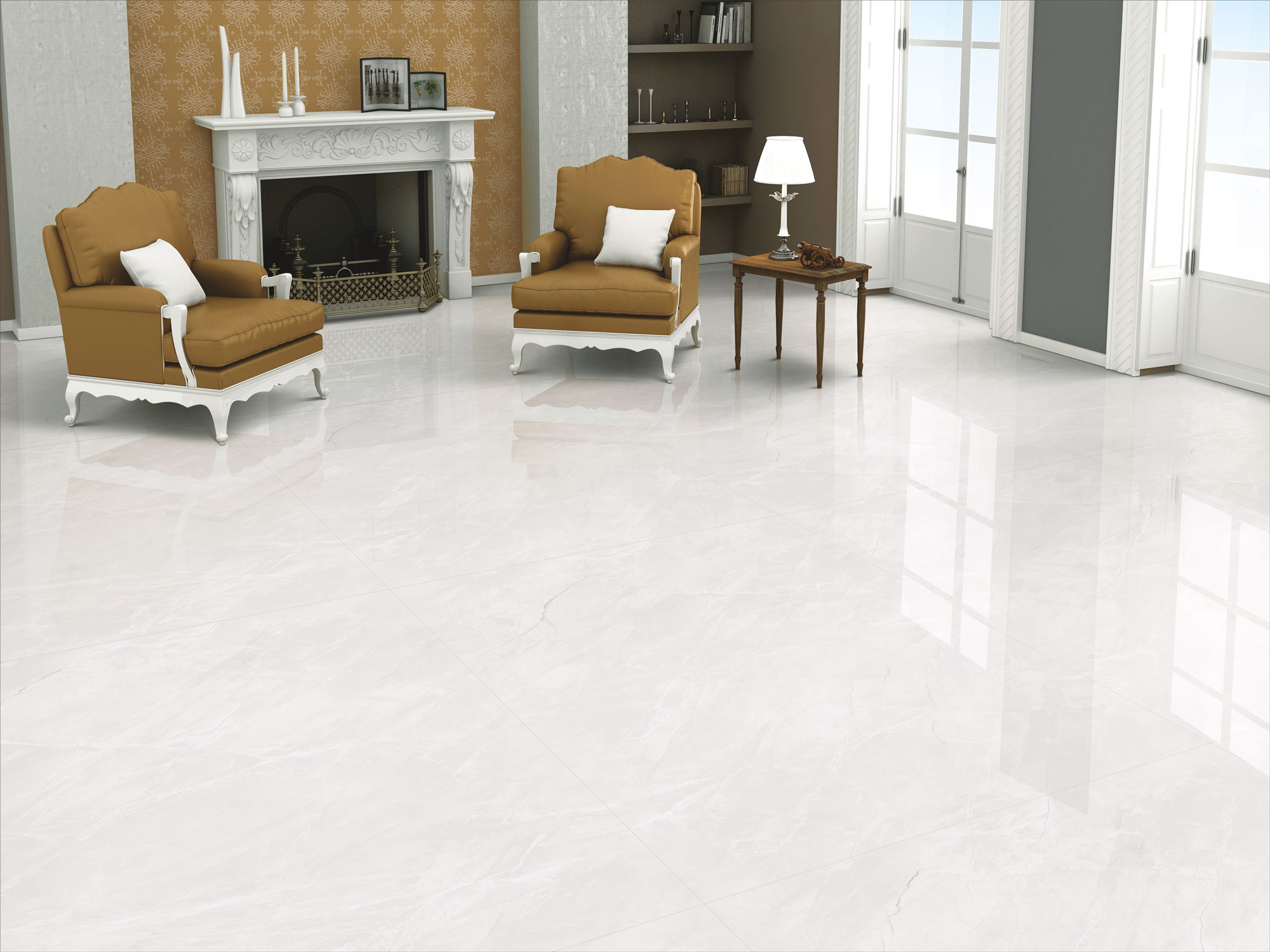 Living Room Tiles Mockup, Living Room Tiles Preview