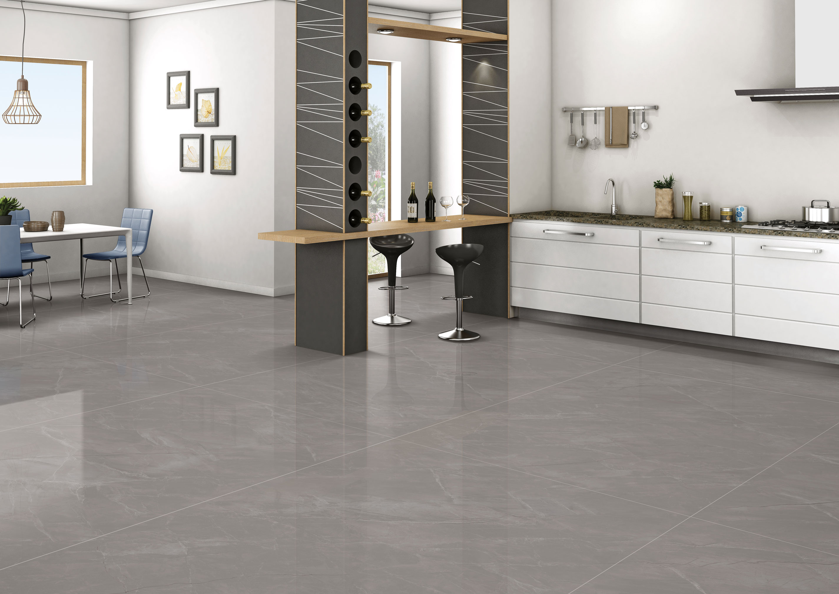 Kitchen Tiles Mockup, Kitchen Tiles Preview